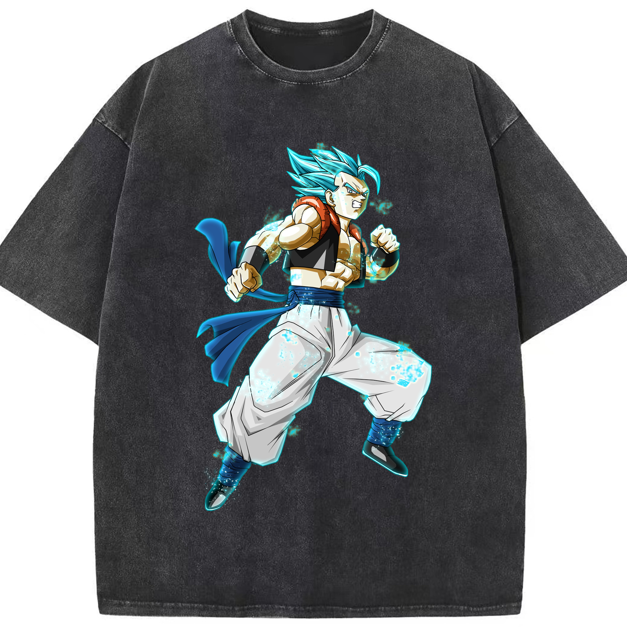 （画像用） ドラゴンボール ベジータ四世（Bejīta Yonsei）DRAGON BALL Vegeta IV 綿100% ヴィンテージ風 半袖Tシャツ（フロントプリント）