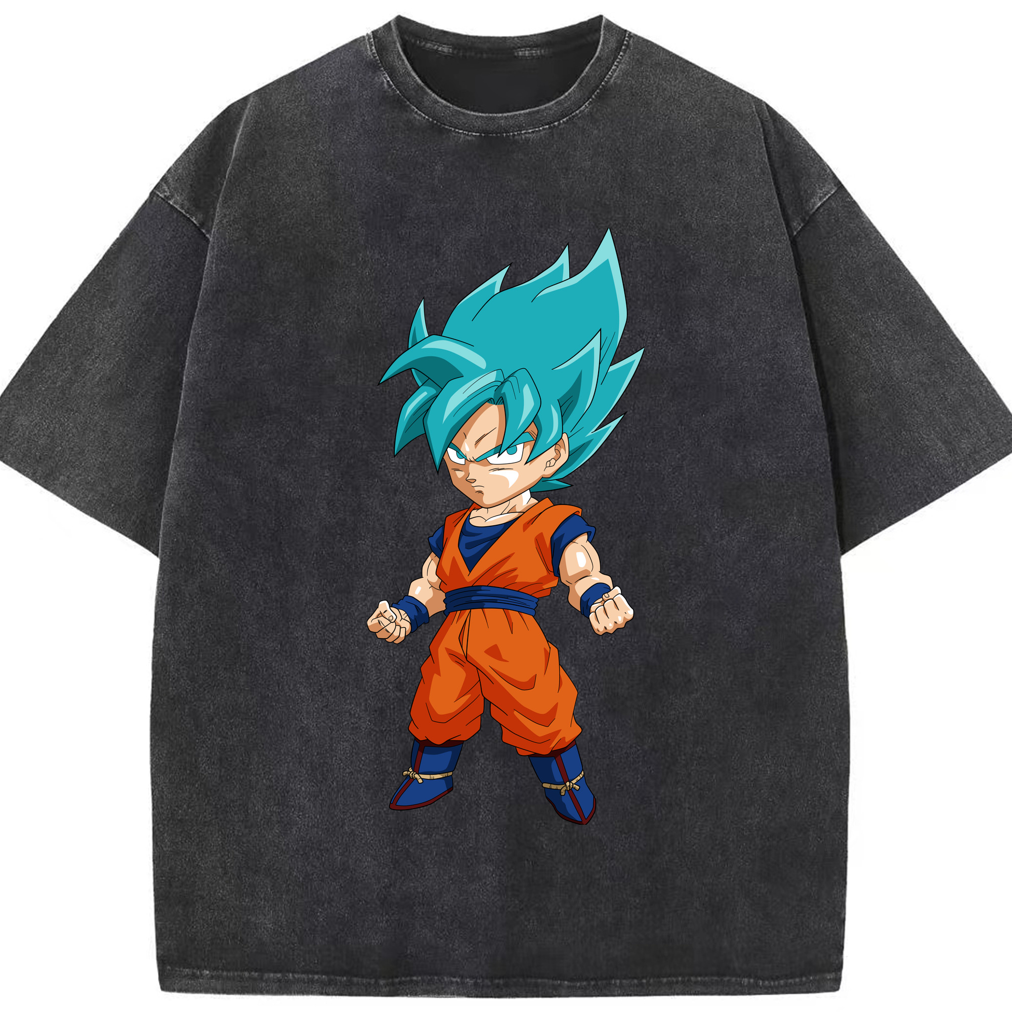 （画像用） ドラゴンボール 孫 悟飯（そんごはん）DRAGON BALL Son Gohan 綿100% ヴィンテージ風 半袖Tシャツ（フロントプリント）