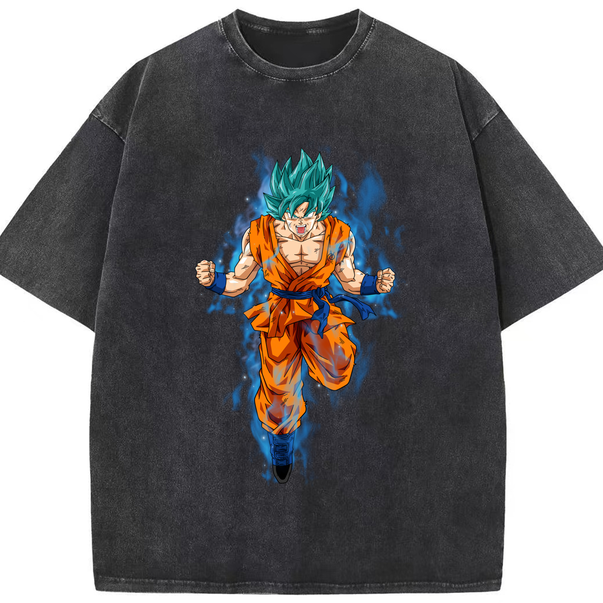 （画像用） ドラゴンボール 孫 悟飯（そんごはん）DRAGON BALL Son Gohan 綿100% ヴィンテージ風 半袖Tシャツ（フロントプリント）