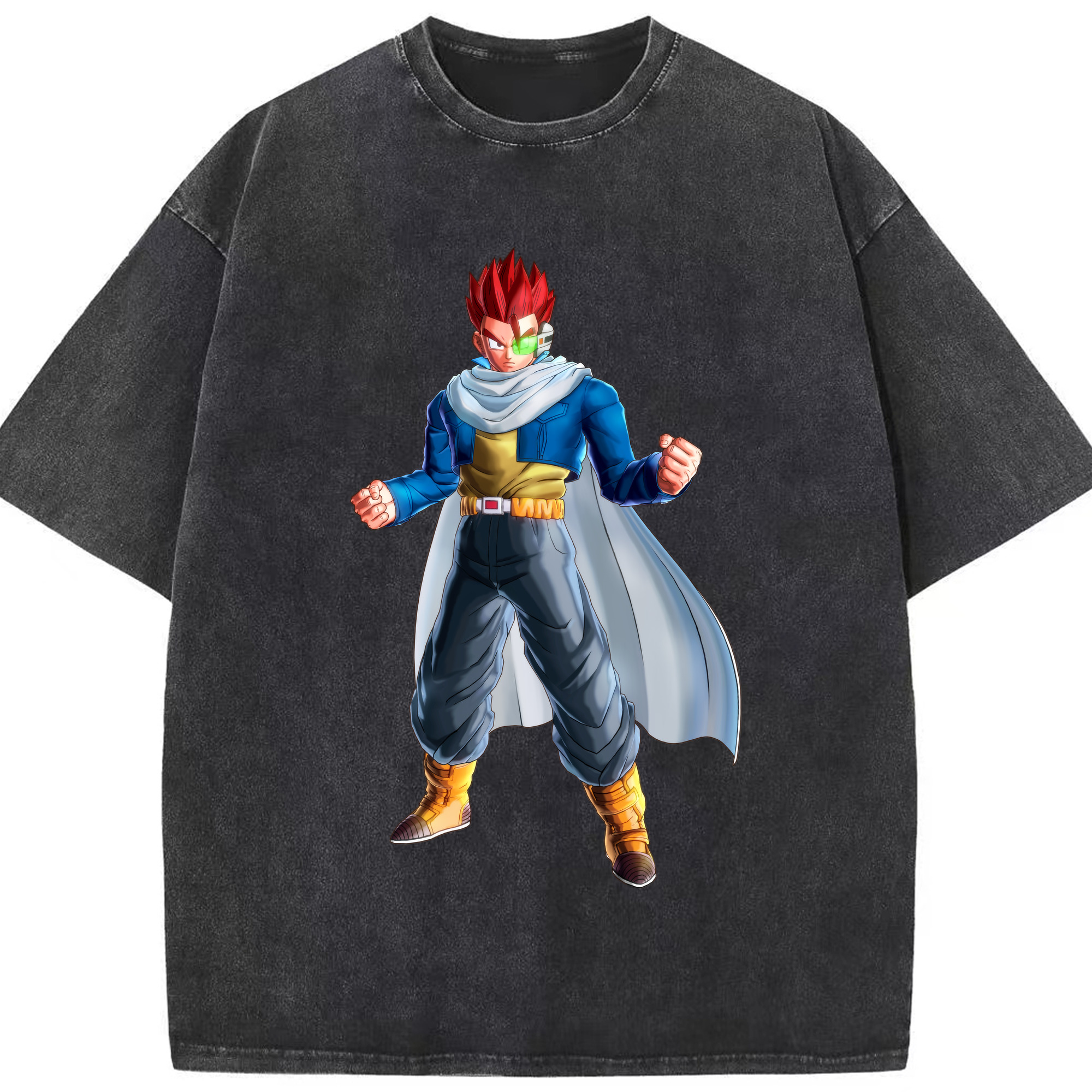 （画像用） ドラゴンボール 孫 悟飯（そんごはん）DRAGON BALL Son Gohan 綿100% ヴィンテージ風 半袖Tシャツ（フロントプリント）
