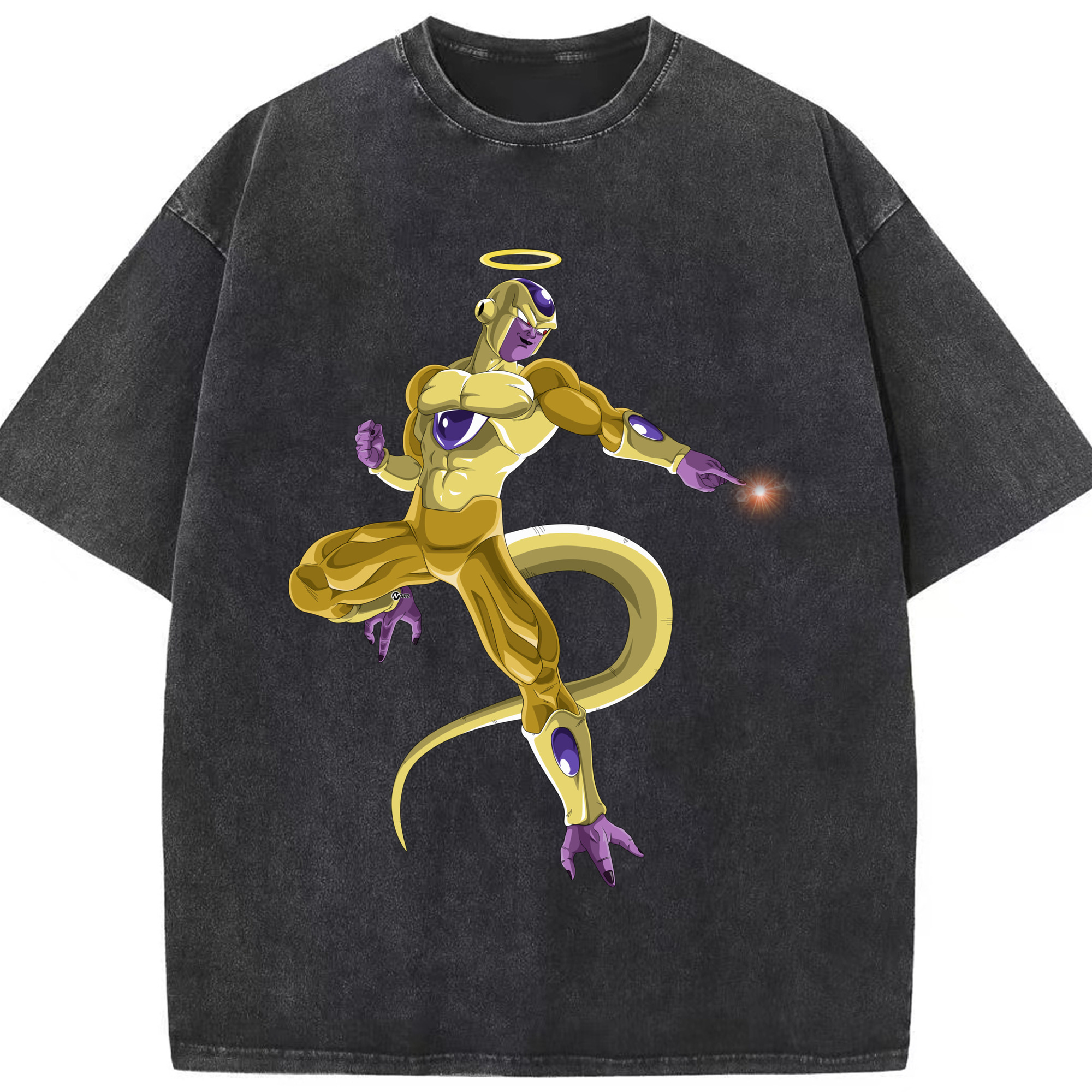 （画像用） ドラゴンボール フリーザ DRAGON BALL Frieza 綿100% ヴィンテージ風 半袖Tシャツ（フロントプリント）