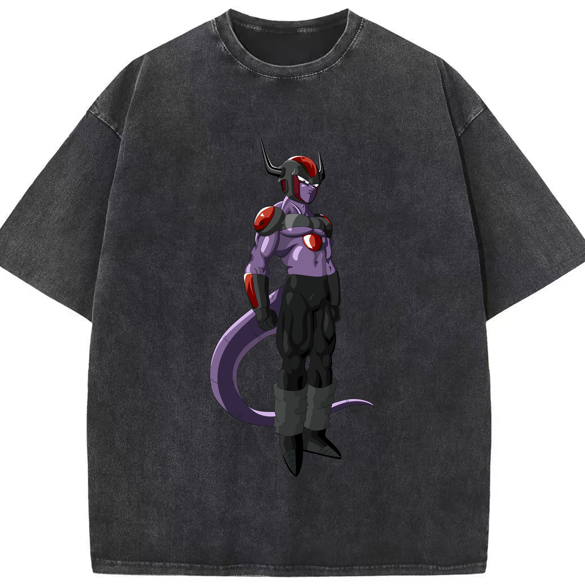 （画像用） ドラゴンボール フリーザ DRAGON BALL Frieza 綿100% ヴィンテージ風 半袖Tシャツ（フロントプリント）