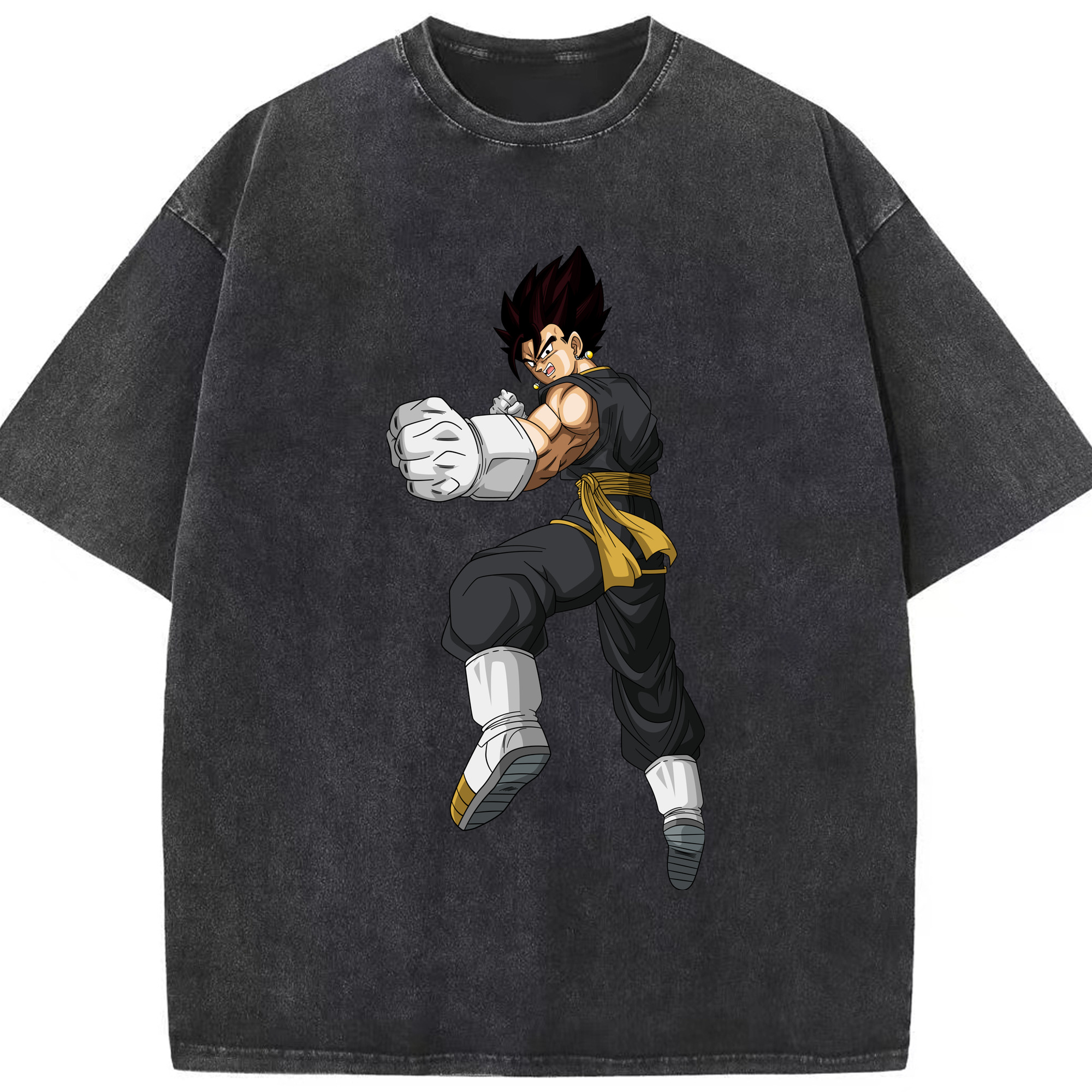 （画像用） ドラゴンボール ベジット DRAGON BALL Vegetto 綿100% ヴィンテージ風 半袖Tシャツ（フロントプリント）