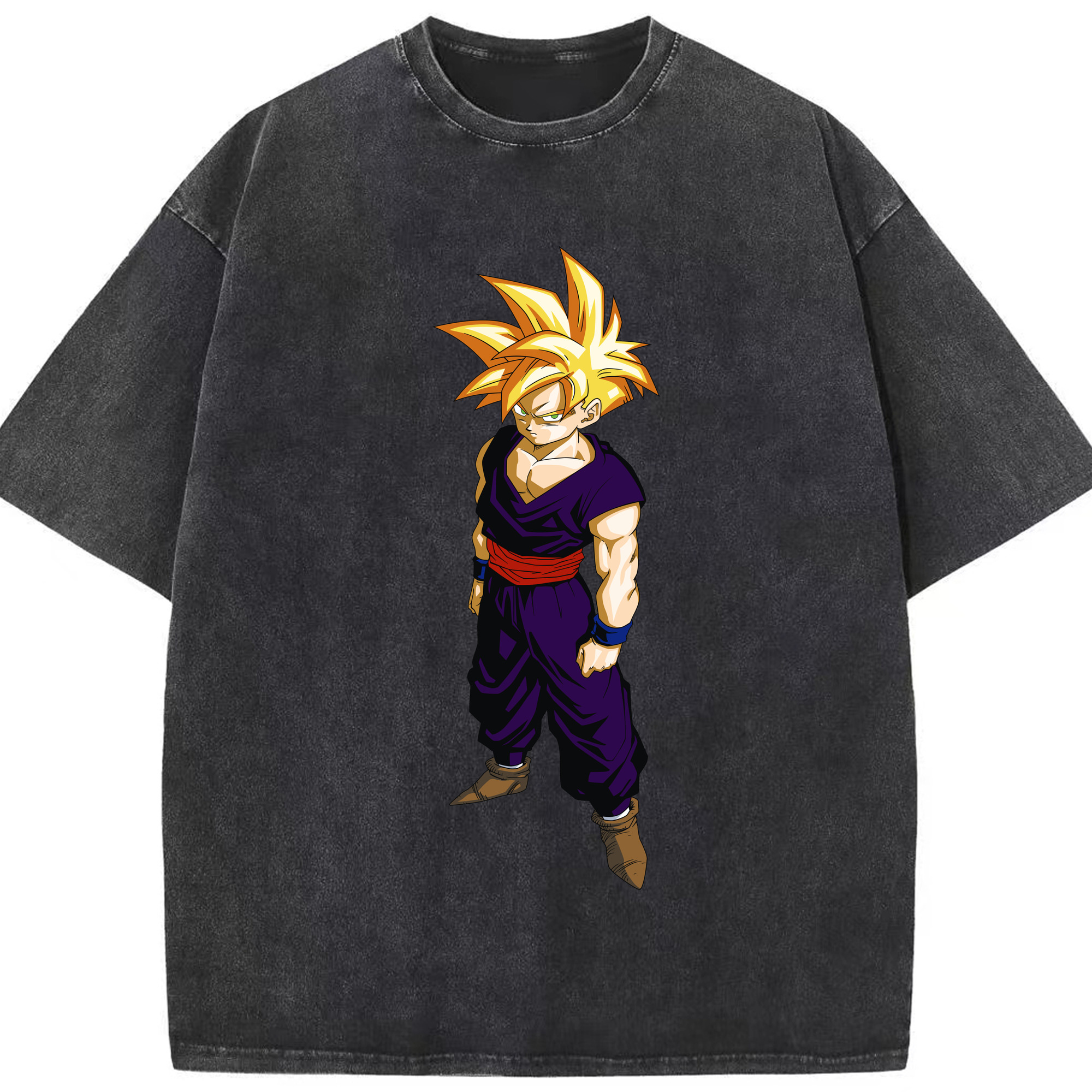 （画像用） ドラゴンボール ベジット DRAGON BALL Vegetto 綿100% ヴィンテージ風 半袖Tシャツ（フロントプリント）