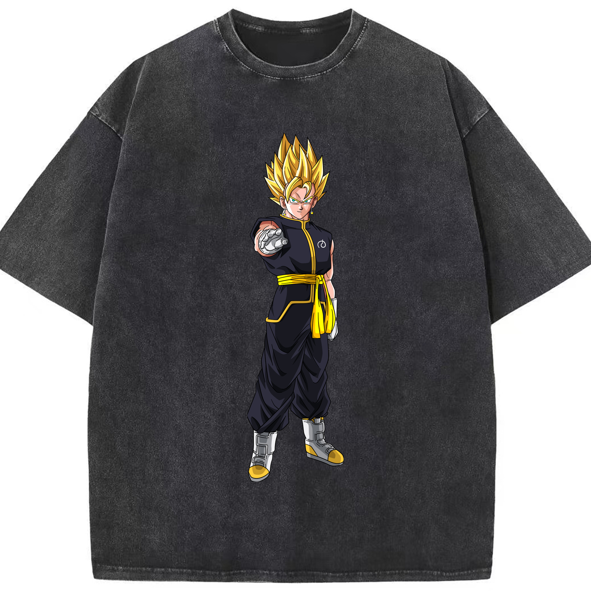 （画像用） ドラゴンボール ベジット DRAGON BALL Vegetto 綿100% ヴィンテージ風 半袖Tシャツ（フロントプリント）