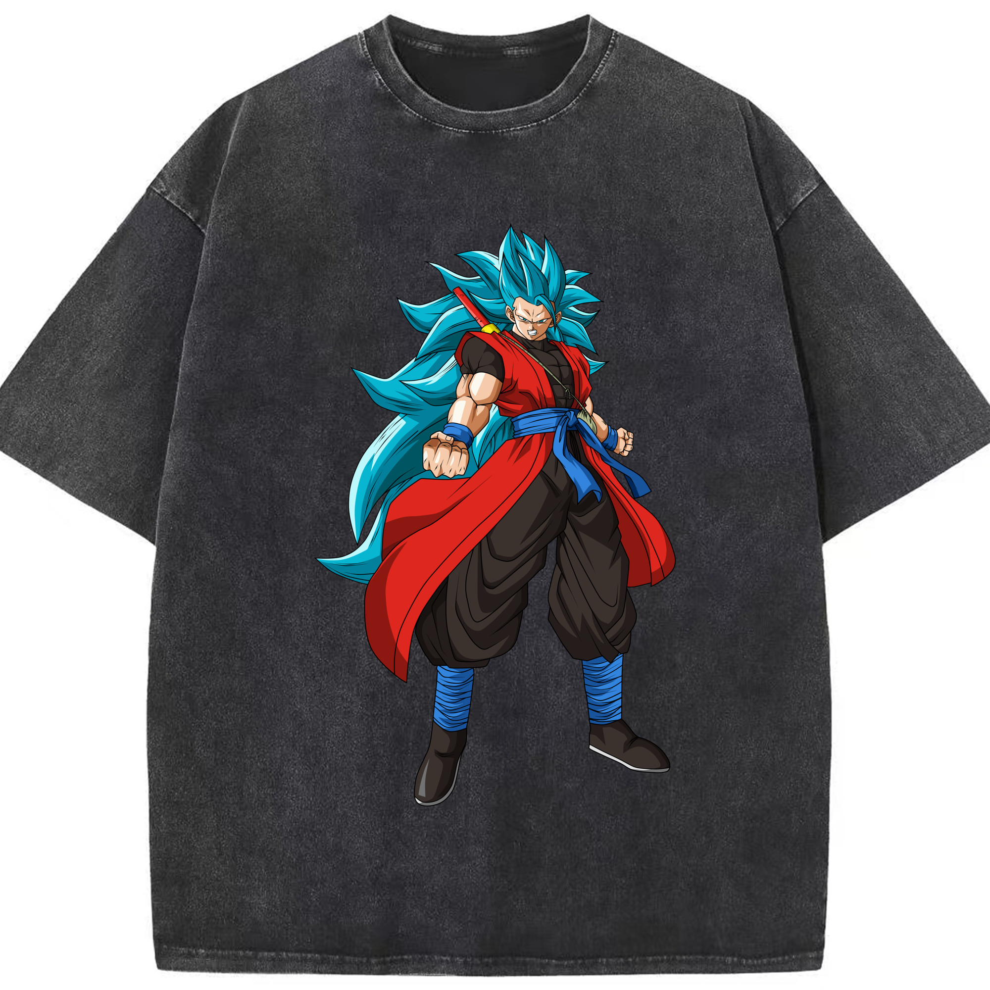 （画像用） ドラゴンボール ベジット DRAGON BALL Vegetto 綿100% ヴィンテージ風 半袖Tシャツ（フロントプリント）
