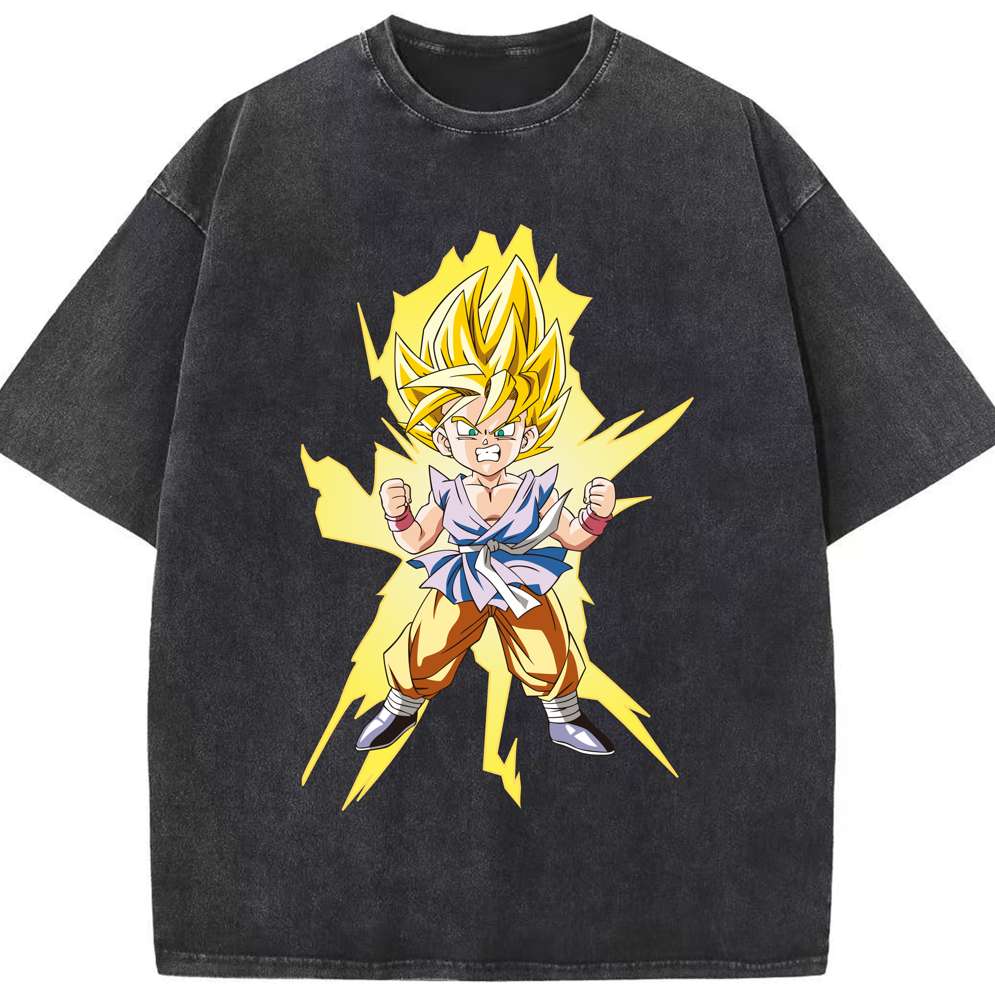 （画像用） ドラゴンボール ベジット DRAGON BALL Vegetto 綿100% ヴィンテージ風 半袖Tシャツ（フロントプリント）