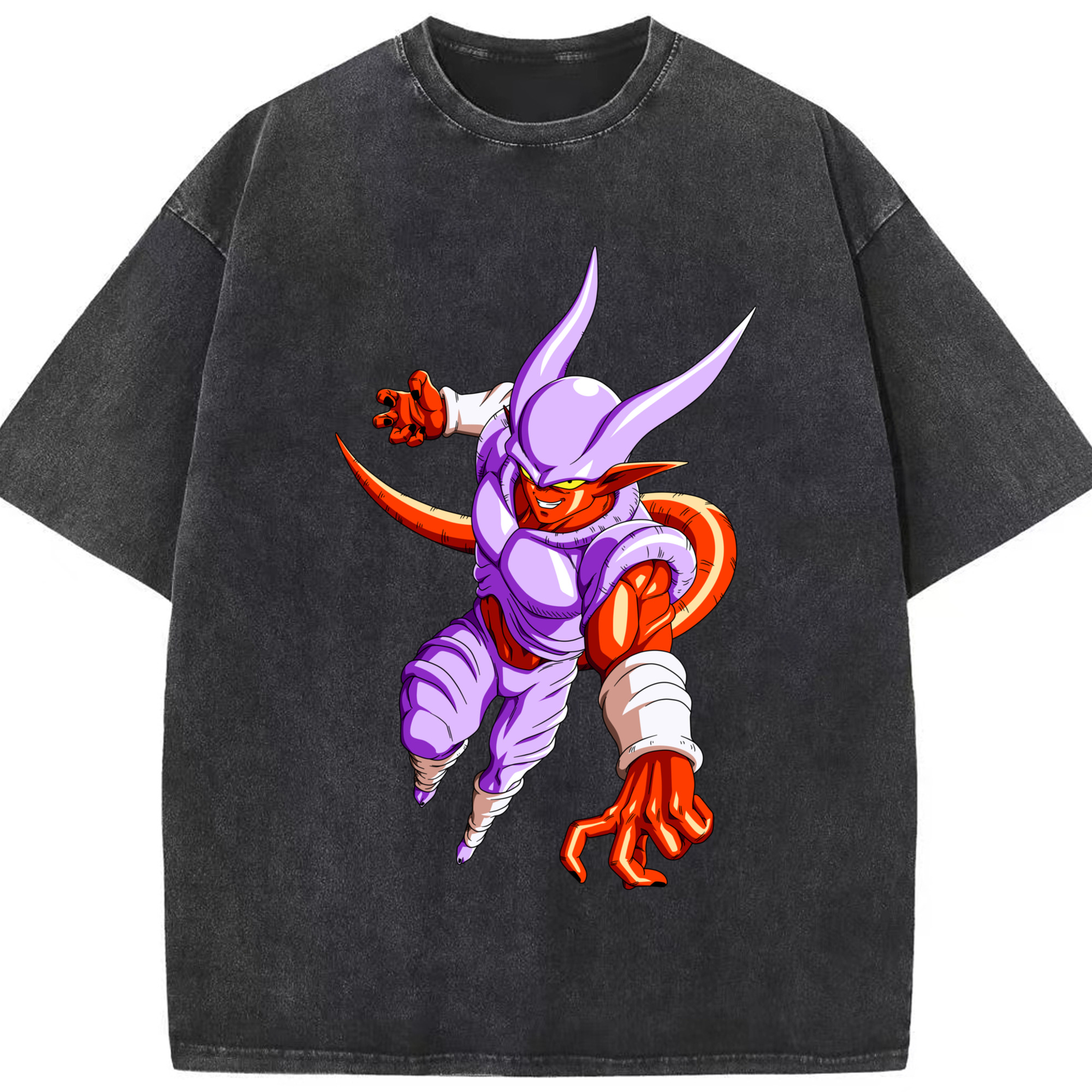 （画像用） ドラゴンボール ジャネンバ DRAGON BALL Janemba 綿100% ヴィンテージ風 半袖Tシャツ（フロントプリント）