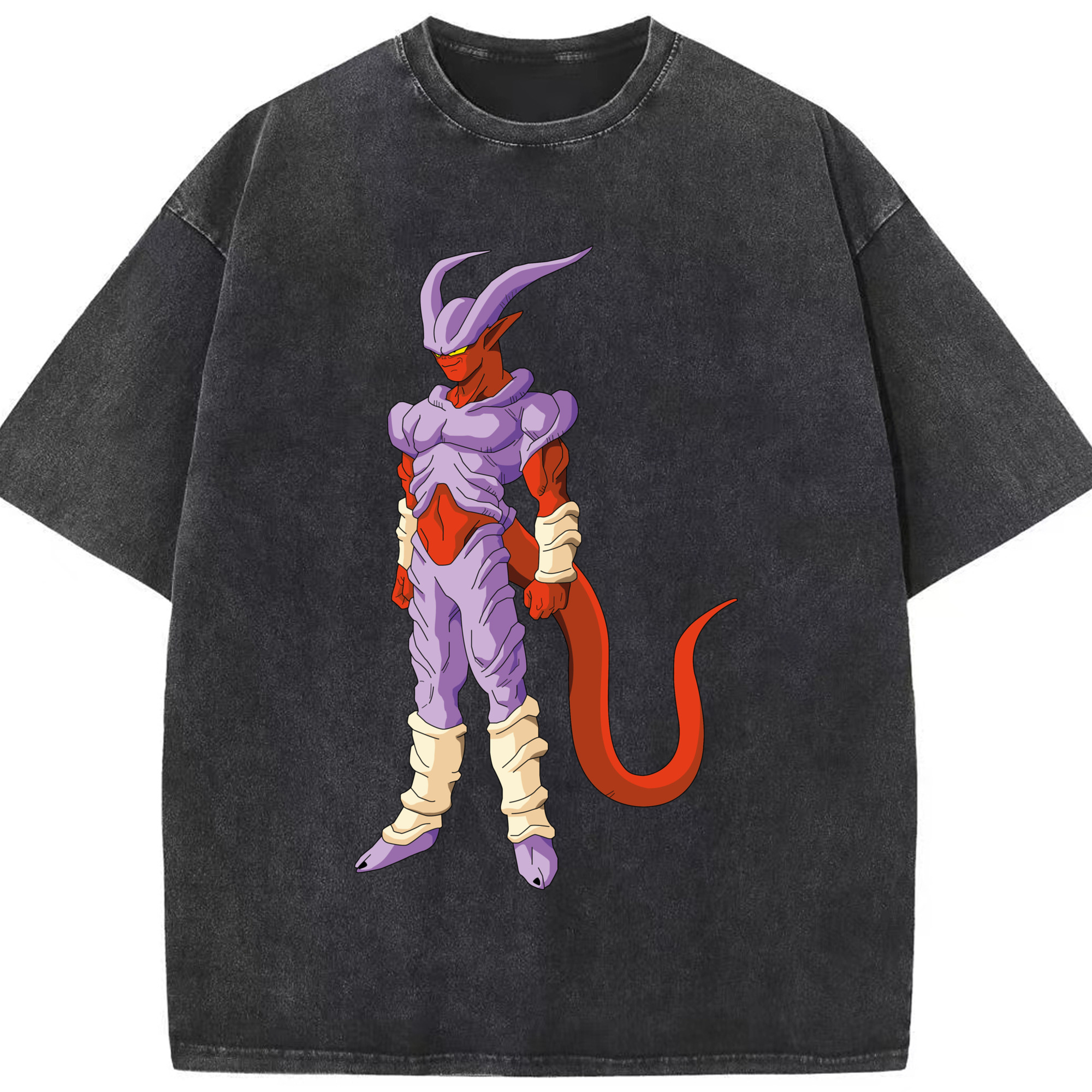 （画像用） ドラゴンボール ジャネンバ DRAGON BALL Janemba 綿100% ヴィンテージ風 半袖Tシャツ（フロントプリント）