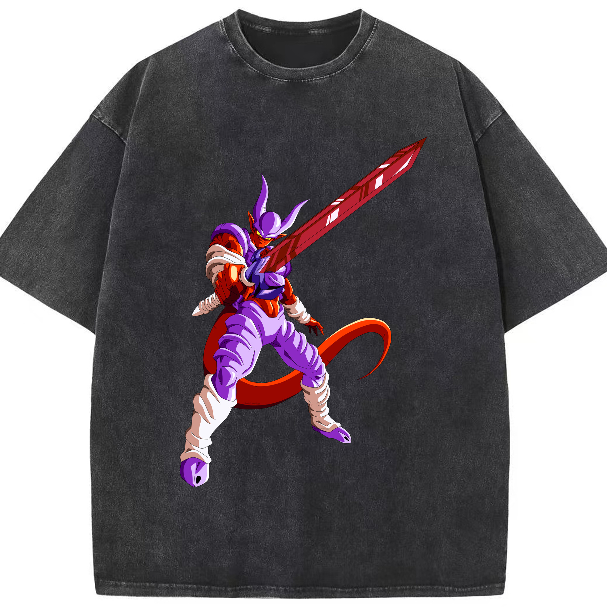 （画像用） ドラゴンボール ジャネンバ DRAGON BALL Janemba 綿100% ヴィンテージ風 半袖Tシャツ（フロントプリント）