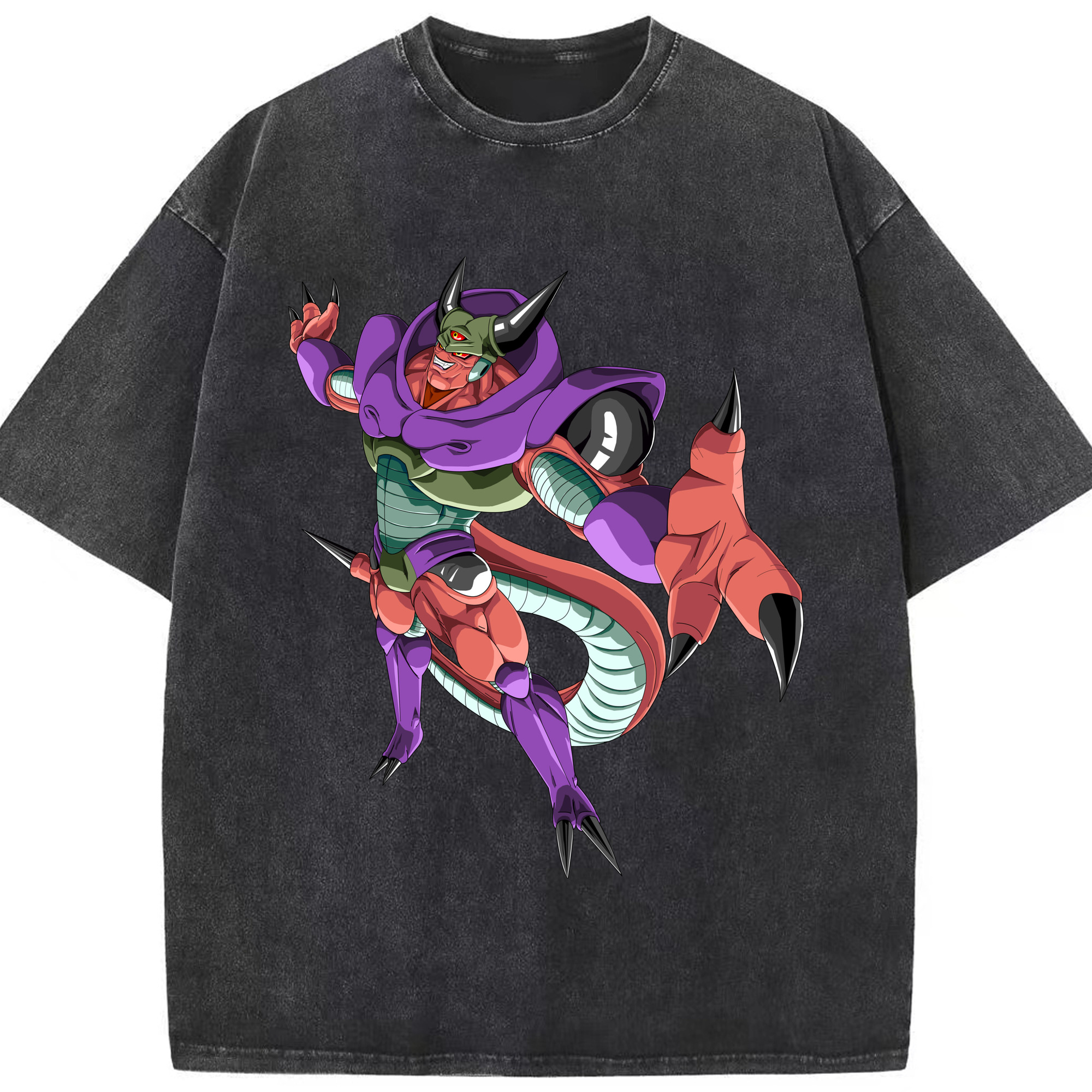 （画像用） ドラゴンボール ジャネンバ DRAGON BALL Janemba 綿100% ヴィンテージ風 半袖Tシャツ（フロントプリント）