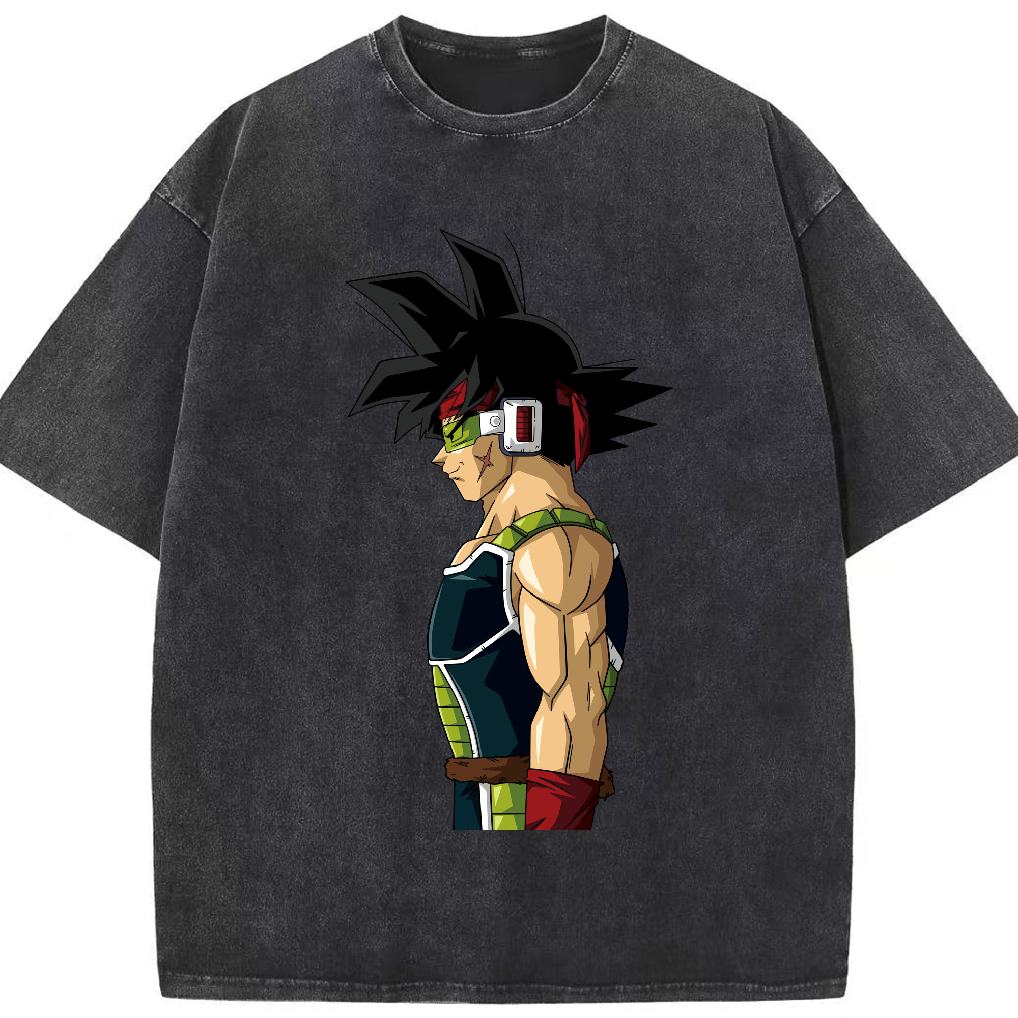 （画像用） ドラゴンボール バーダック DRAGON BALL Burdock 綿100% ヴィンテージ風 半袖Tシャツ（フロントプリント）