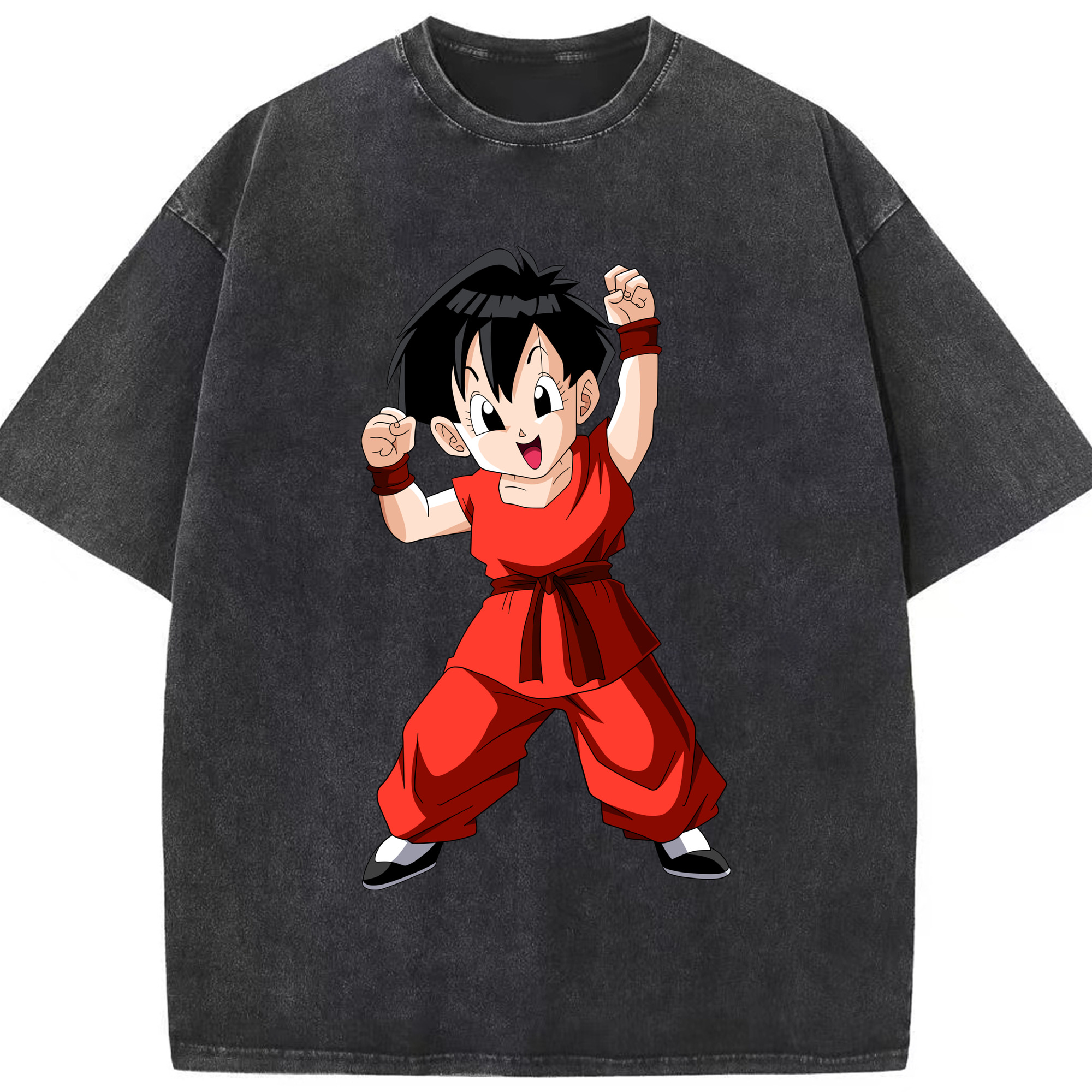 （画像用） ドラゴンボール パン DRAGON BALL Pan 綿100% ヴィンテージ風 半袖Tシャツ（フロントプリント）