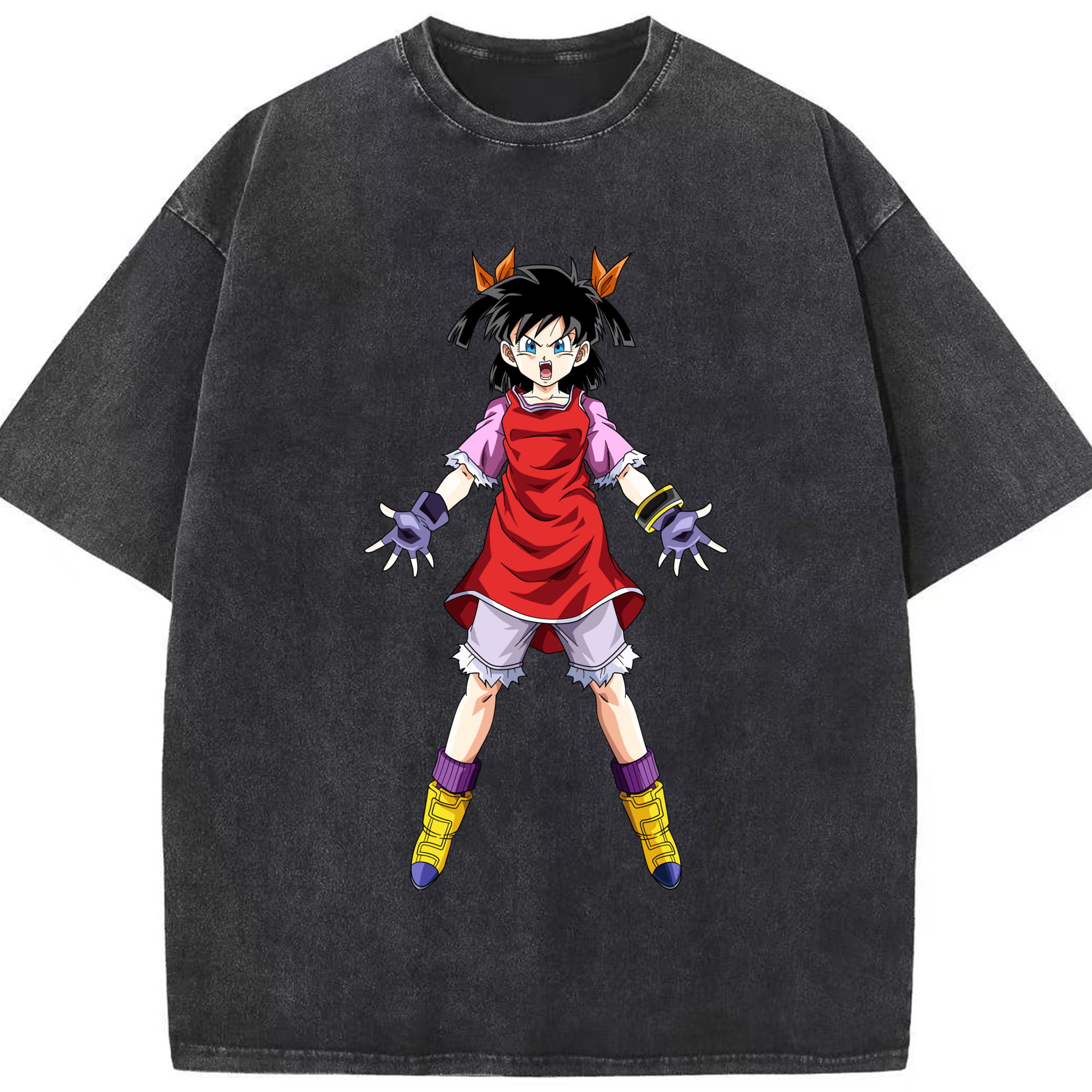 （画像用） ドラゴンボール パン DRAGON BALL Pan 綿100% ヴィンテージ風 半袖Tシャツ（フロントプリント）