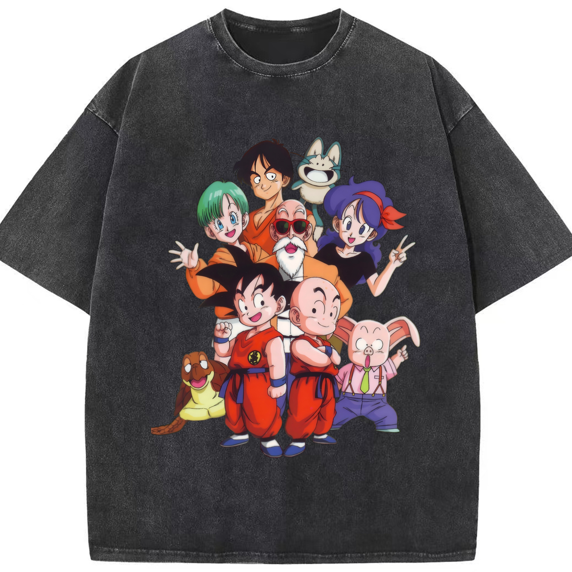 （画像用） ドラゴンボール DRAGON BALL 綿100% ヴィンテージ風 半袖Tシャツ（フロントプリント）