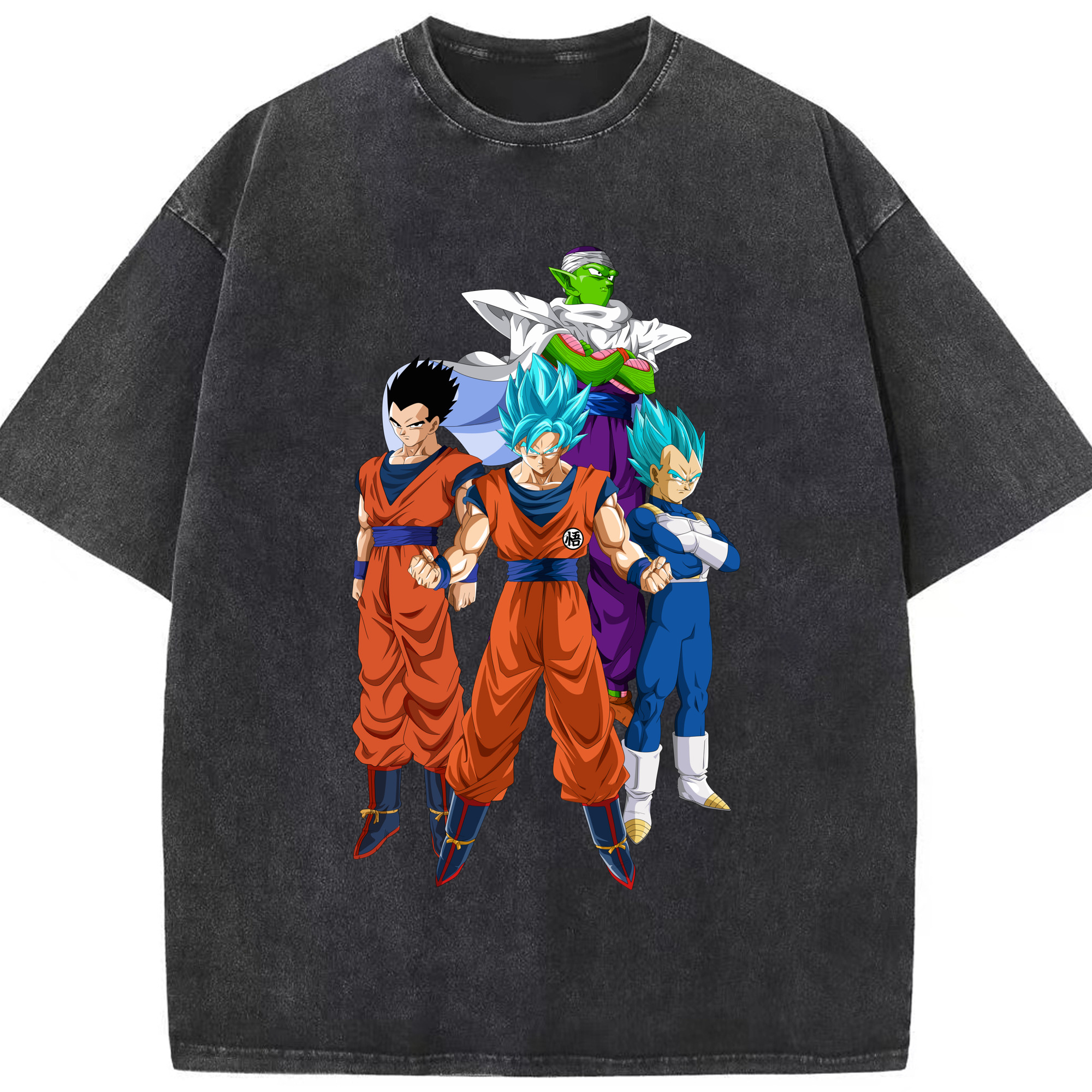 （画像用） ドラゴンボール DRAGON BALL 綿100% ヴィンテージ風 半袖Tシャツ（フロントプリント）