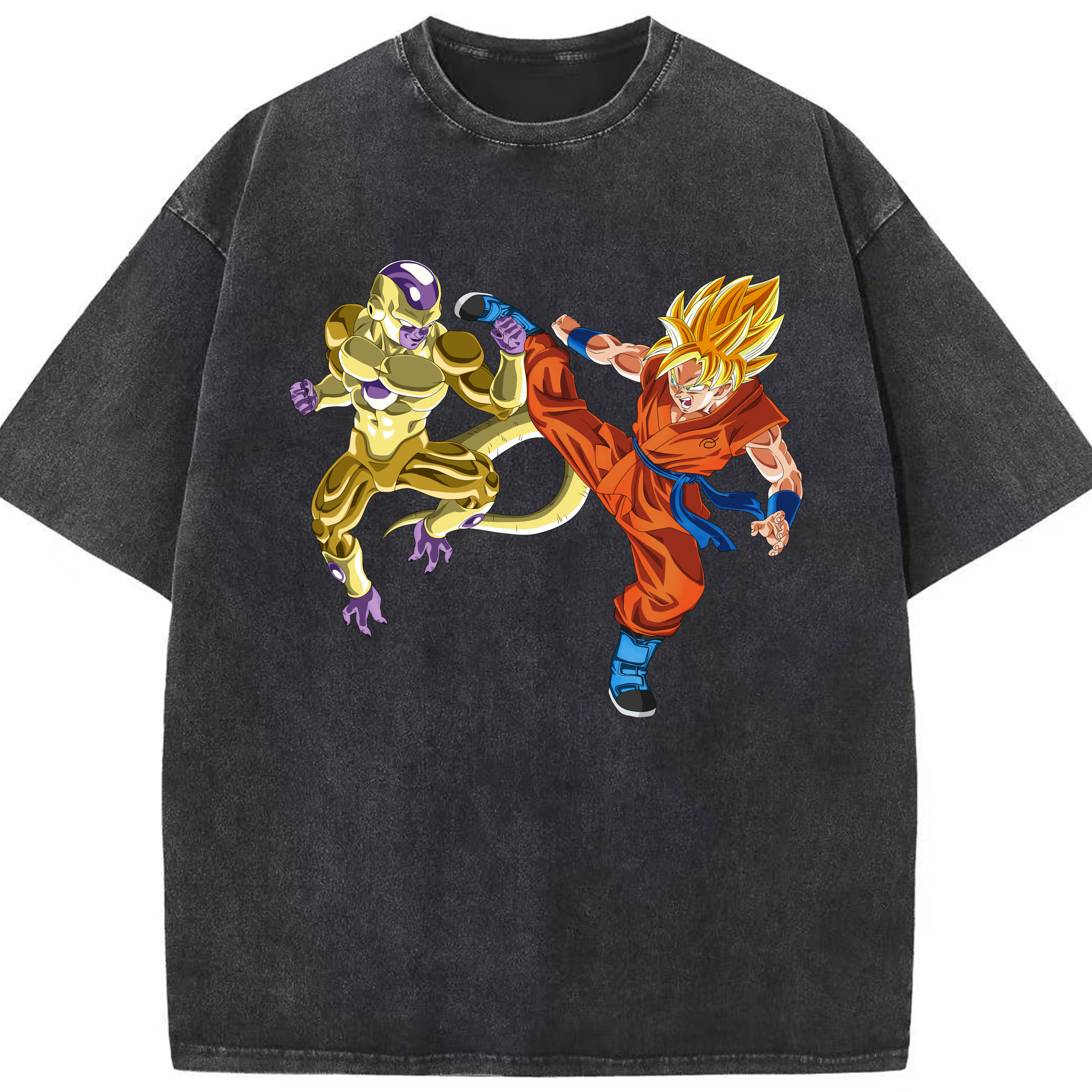 （画像用） ドラゴンボール DRAGON BALL 綿100% ヴィンテージ風 半袖Tシャツ（フロントプリント）