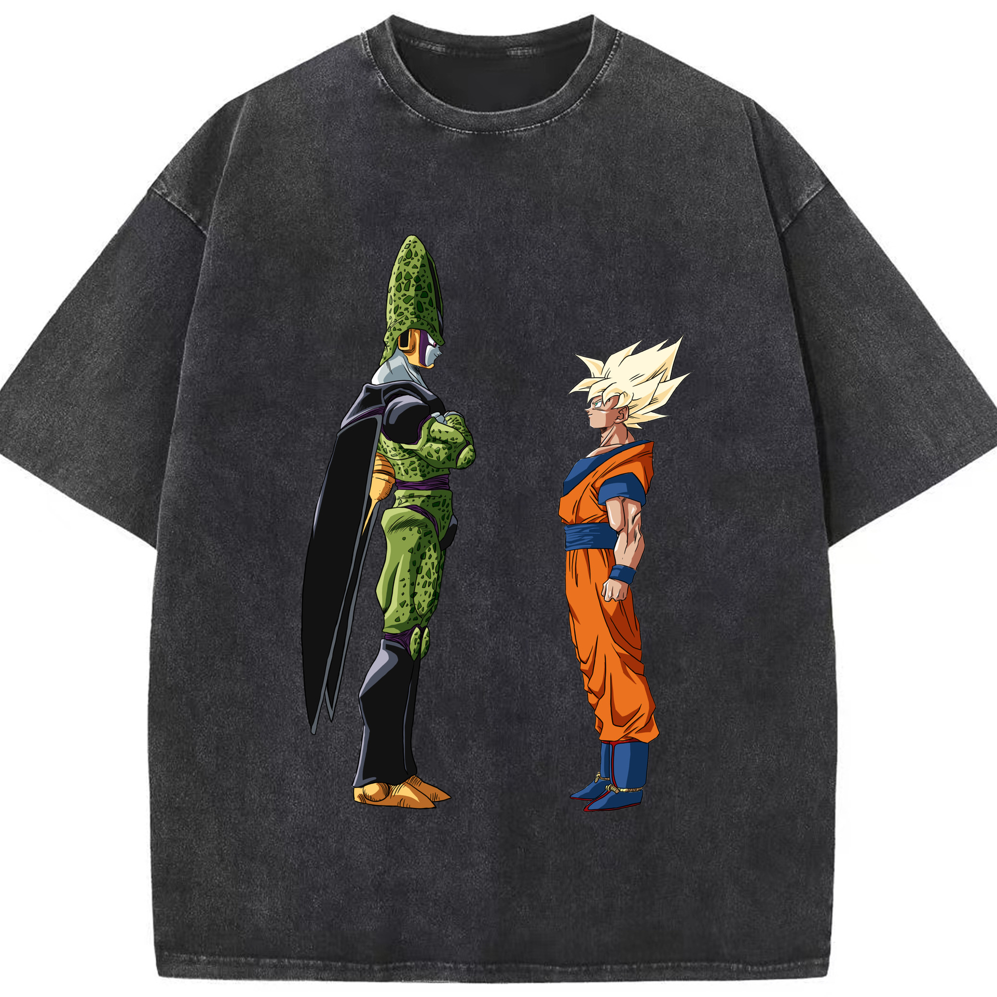 （画像用） ドラゴンボール DRAGON BALL 綿100% ヴィンテージ風 半袖Tシャツ（フロントプリント）