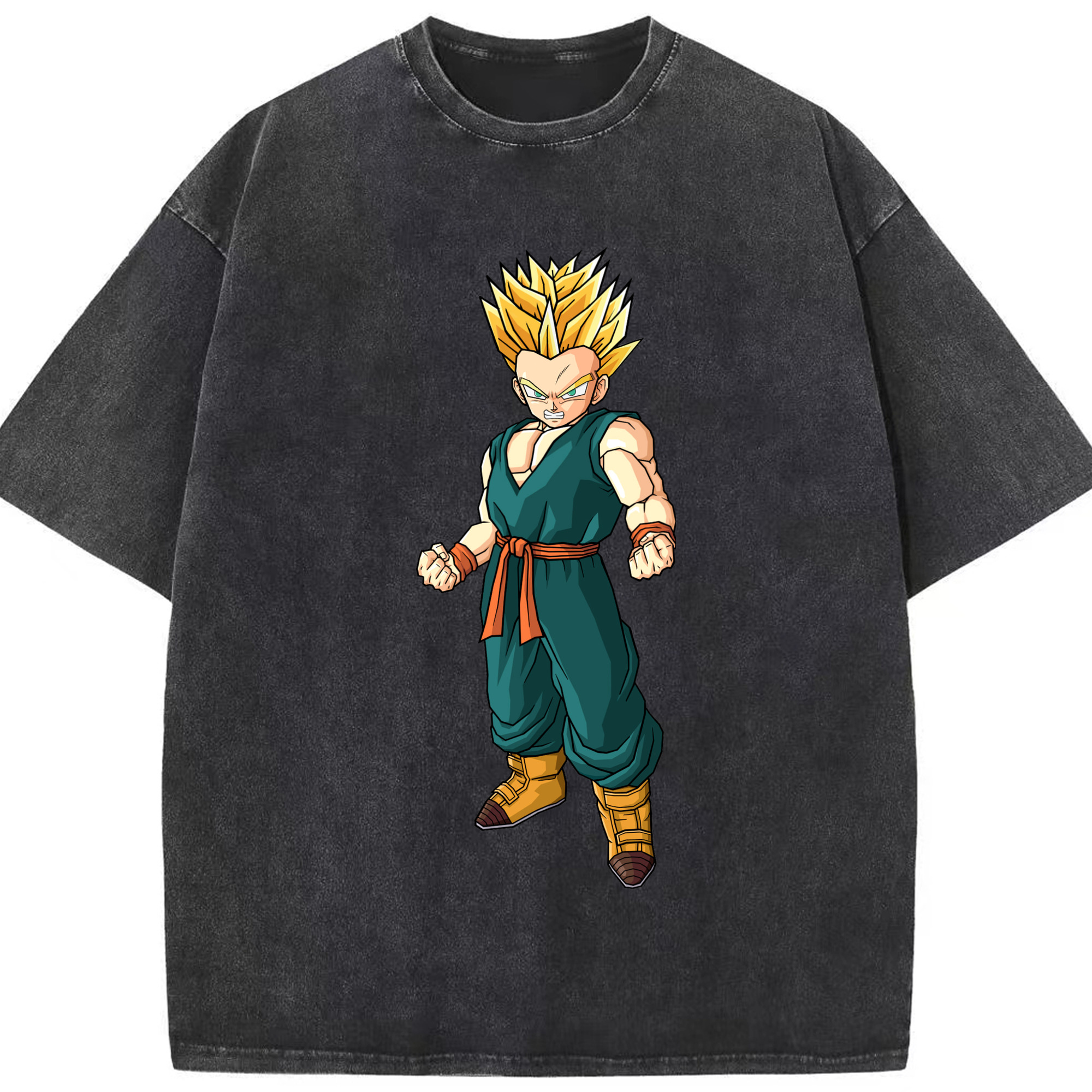 （画像用） ドラゴンボール DRAGON BALL 綿100% ヴィンテージ風 半袖Tシャツ（フロントプリント）
