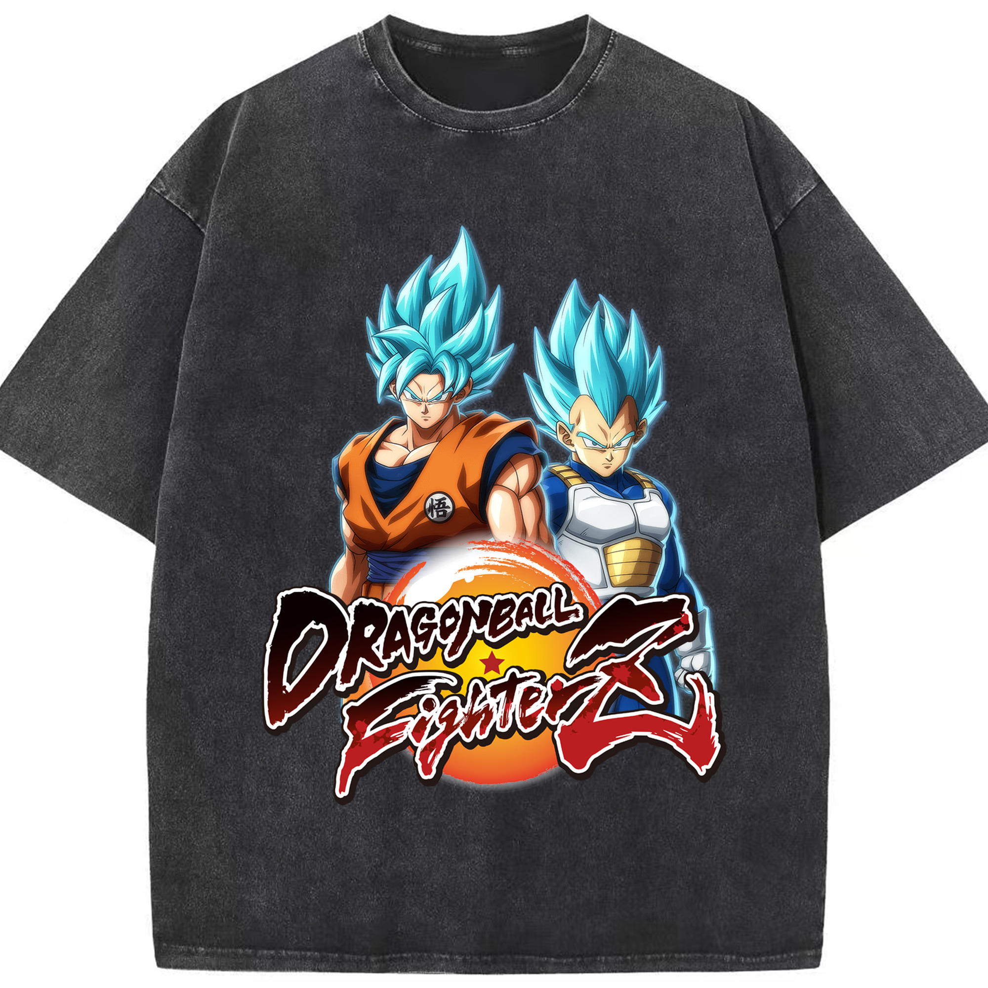 （画像用） ドラゴンボール DRAGON BALL 綿100% ヴィンテージ風 半袖Tシャツ（フロントプリント）