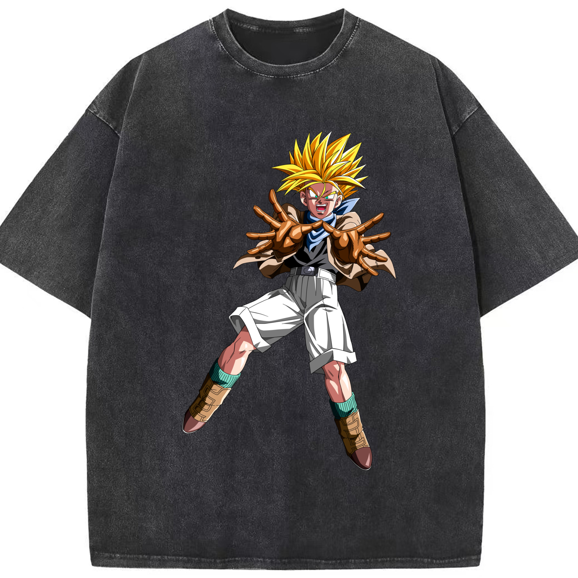 （画像用） ドラゴンボール DRAGON BALL 綿100% ヴィンテージ風 半袖Tシャツ（フロントプリント）