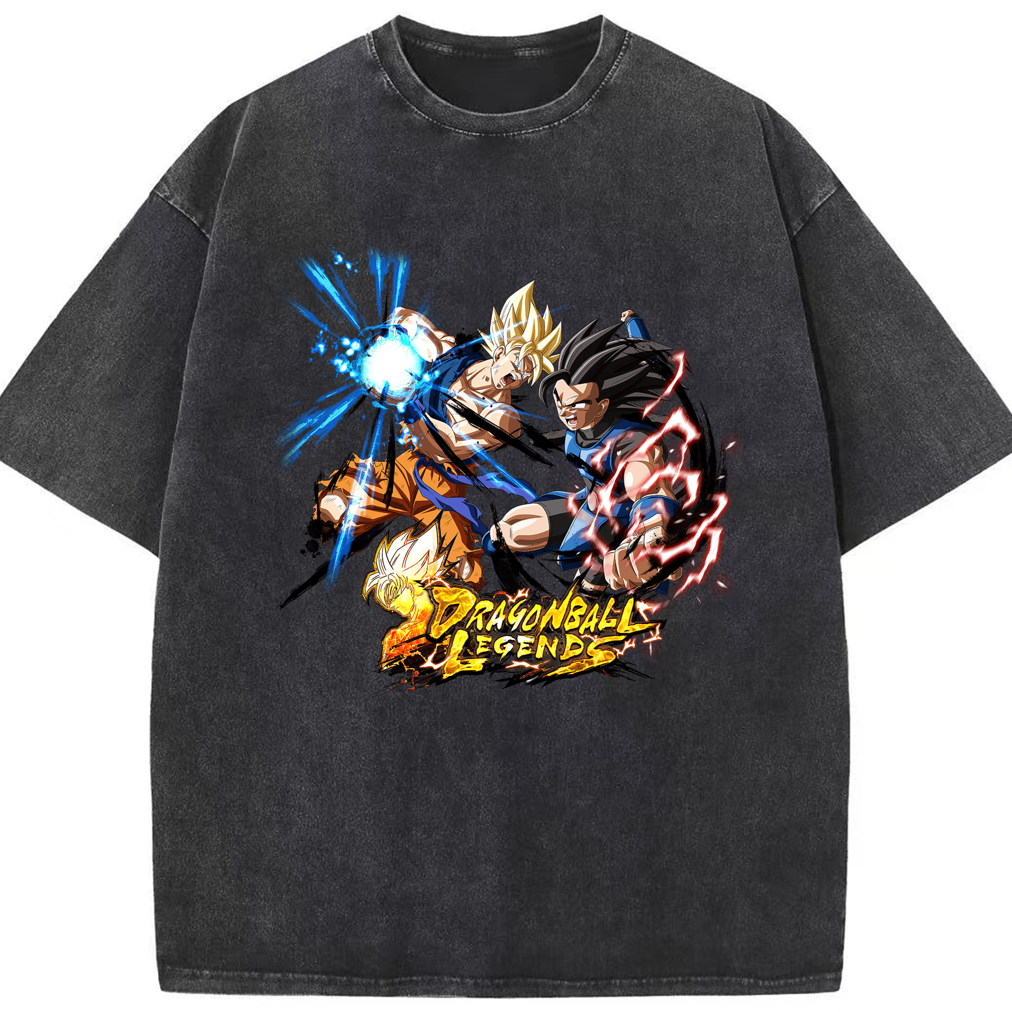 （画像用） ドラゴンボール DRAGON BALL 綿100% ヴィンテージ風 半袖Tシャツ（フロントプリント）