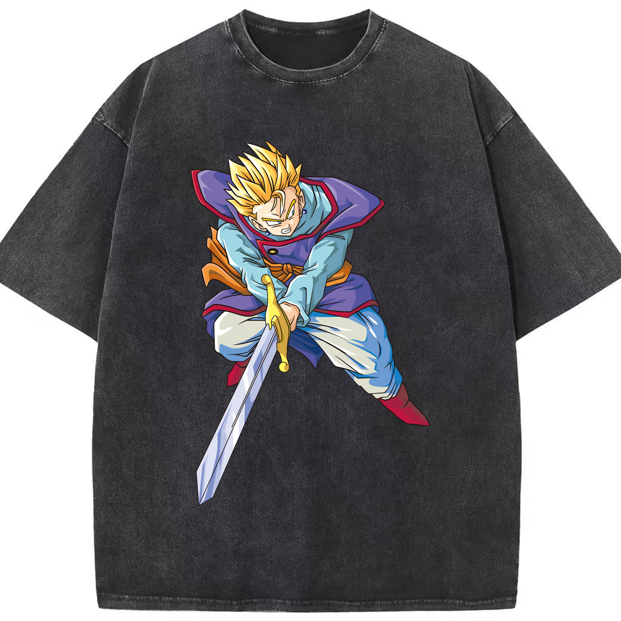 （画像用） ドラゴンボール DRAGON BALL 綿100% ヴィンテージ風 半袖Tシャツ（フロントプリント）