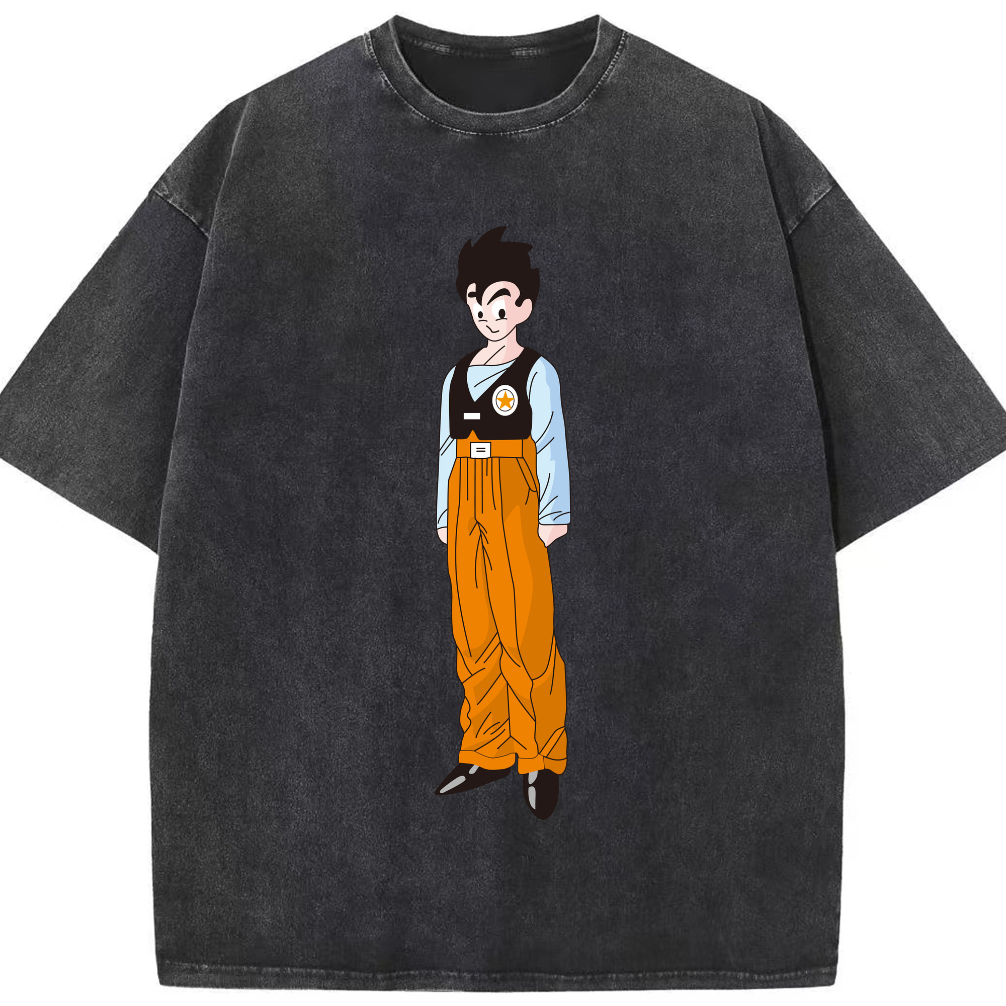 （画像用） ドラゴンボール DRAGON BALL 綿100% ヴィンテージ風 半袖Tシャツ（フロントプリント）