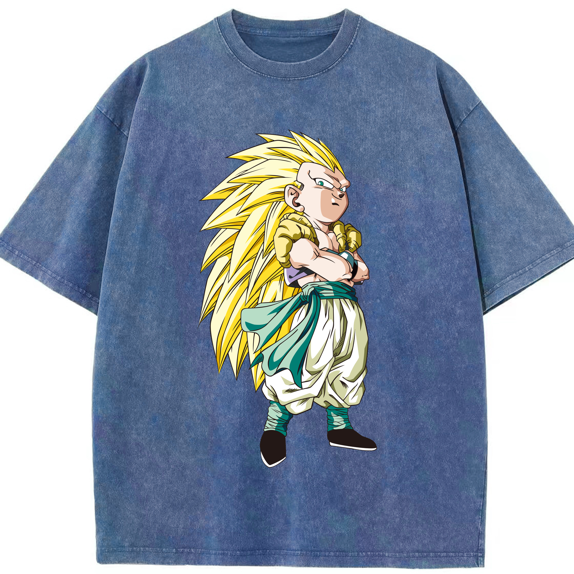 （画像用） ドラゴンボール ベジット DRAGON BALL Vegetto 綿100% ヴィンテージ風 半袖Tシャツ（フロントプリント）