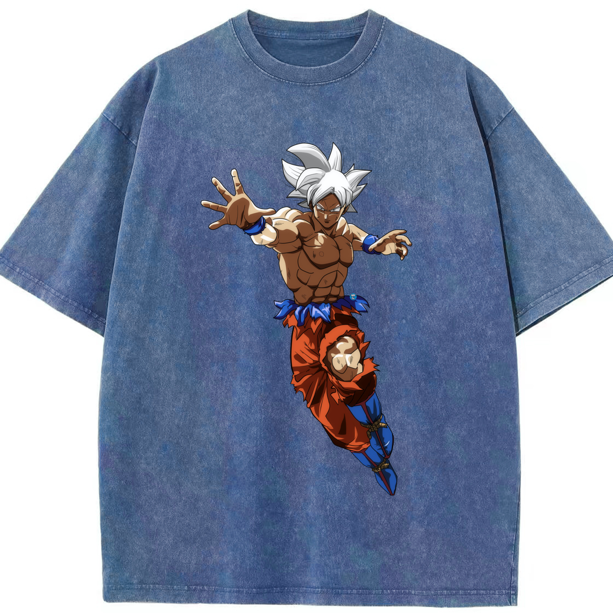 （画像用） ドラゴンボール 孫悟空（そん ごくう）Son Goku カカロット DRAGON BALL Kakarotto 綿100% ヴィンテージ風 半袖Tシャツ（フロントプリント）