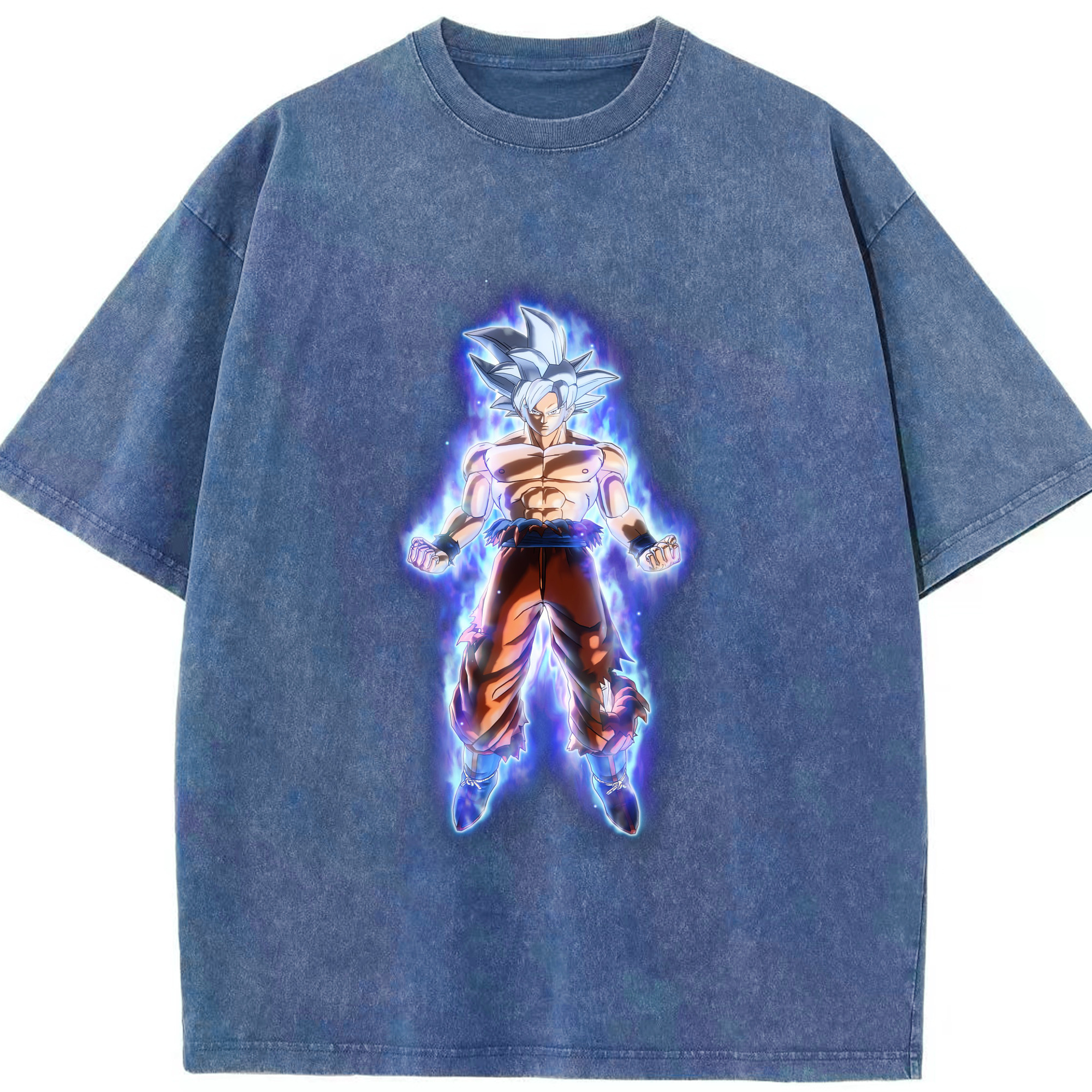 （画像用） ドラゴンボール 孫悟空（そん ごくう）Son Goku カカロット DRAGON BALL Kakarotto 綿100% ヴィンテージ風 半袖Tシャツ（フロントプリント）