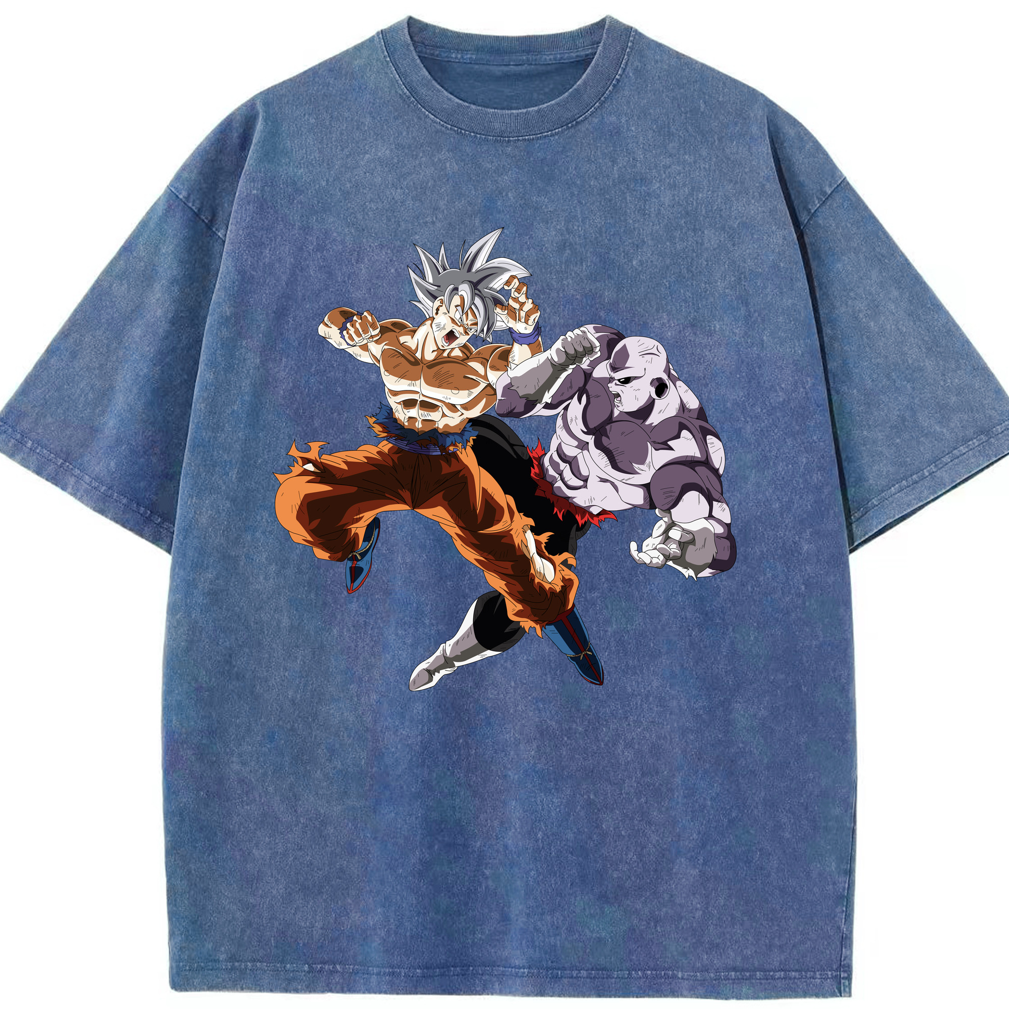 （画像用） ドラゴンボール 孫悟空（そん ごくう）Son Goku カカロット DRAGON BALL Kakarotto 綿100% ヴィンテージ風 半袖Tシャツ（フロントプリント）