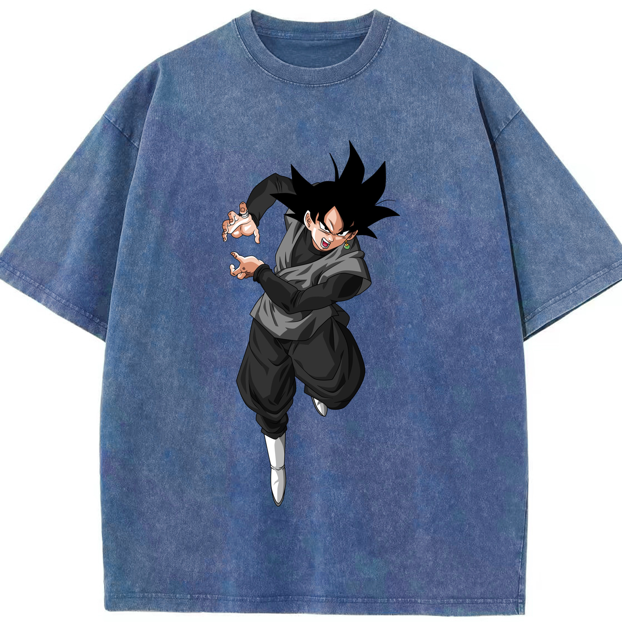 （画像用） ドラゴンボール ベジータ四世（Bejīta Yonsei）DRAGON BALL Vegeta IV 綿100% ヴィンテージ風 半袖Tシャツ（フロントプリント）