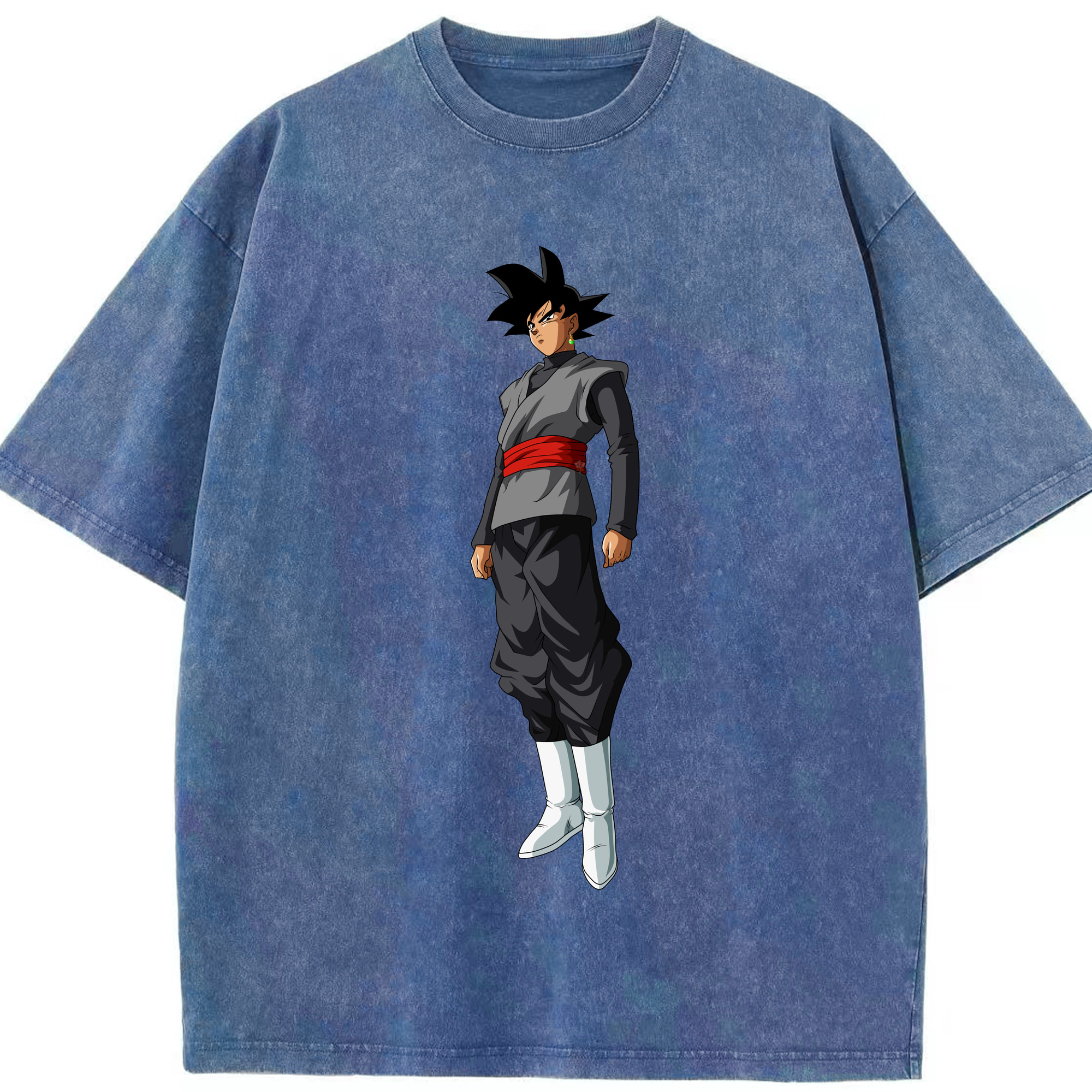（画像用） ドラゴンボール ベジータ四世（Bejīta Yonsei）DRAGON BALL Vegeta IV 綿100% ヴィンテージ風 半袖Tシャツ（フロントプリント）