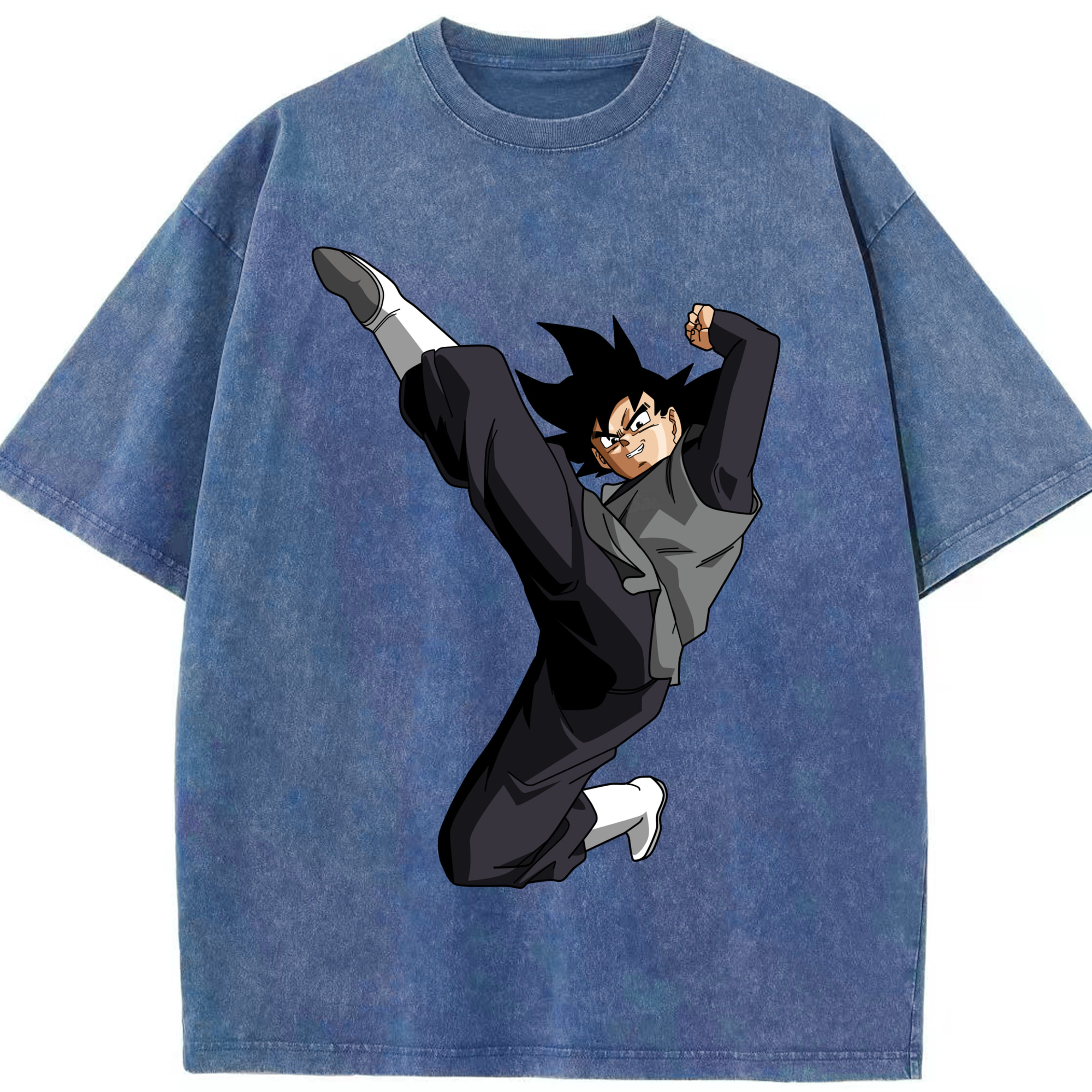 （画像用） ドラゴンボール ベジータ四世（Bejīta Yonsei）DRAGON BALL Vegeta IV 綿100% ヴィンテージ風 半袖Tシャツ（フロントプリント）