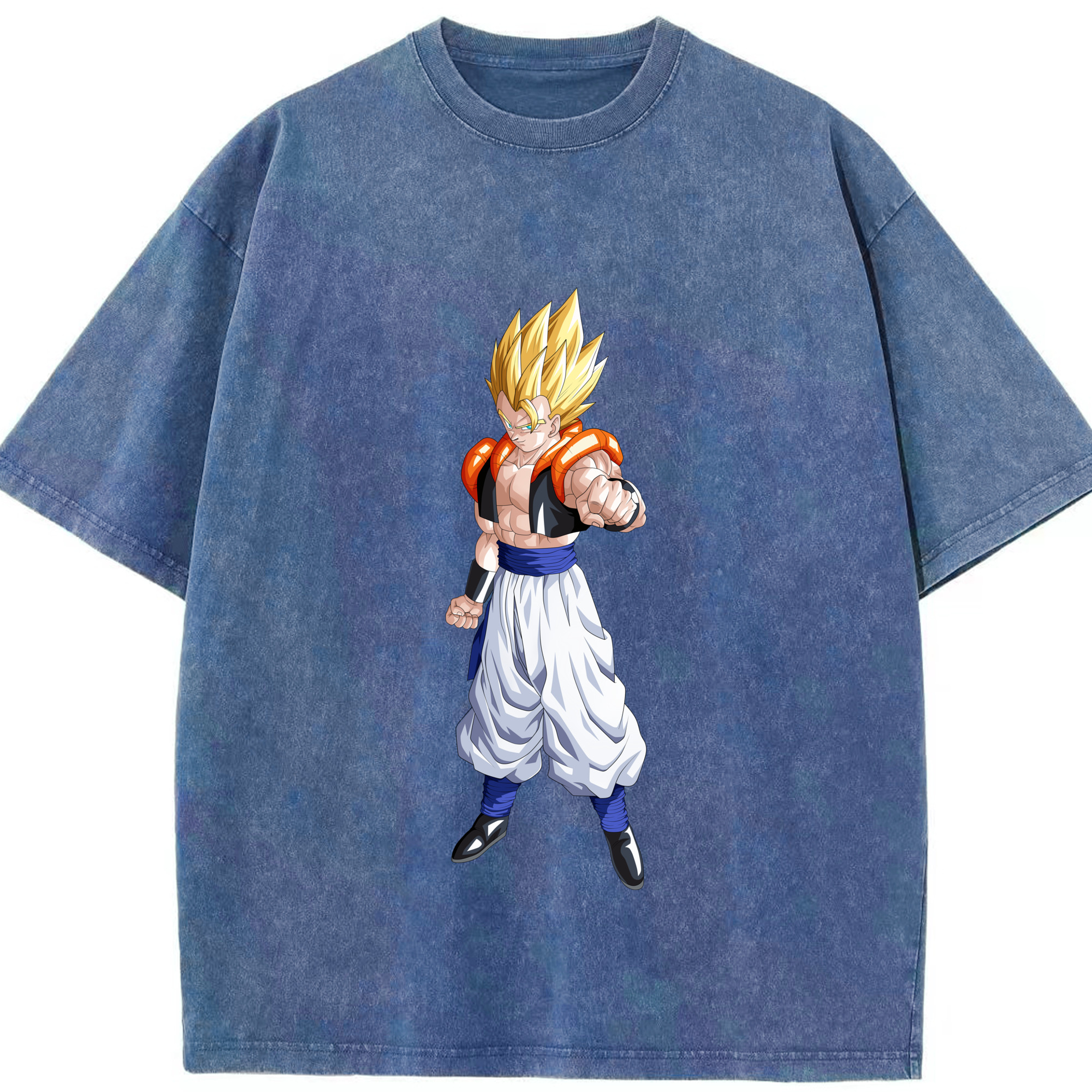 （画像用） ドラゴンボール ベジータ四世（Bejīta Yonsei）DRAGON BALL Vegeta IV 綿100% ヴィンテージ風 半袖Tシャツ（フロントプリント）