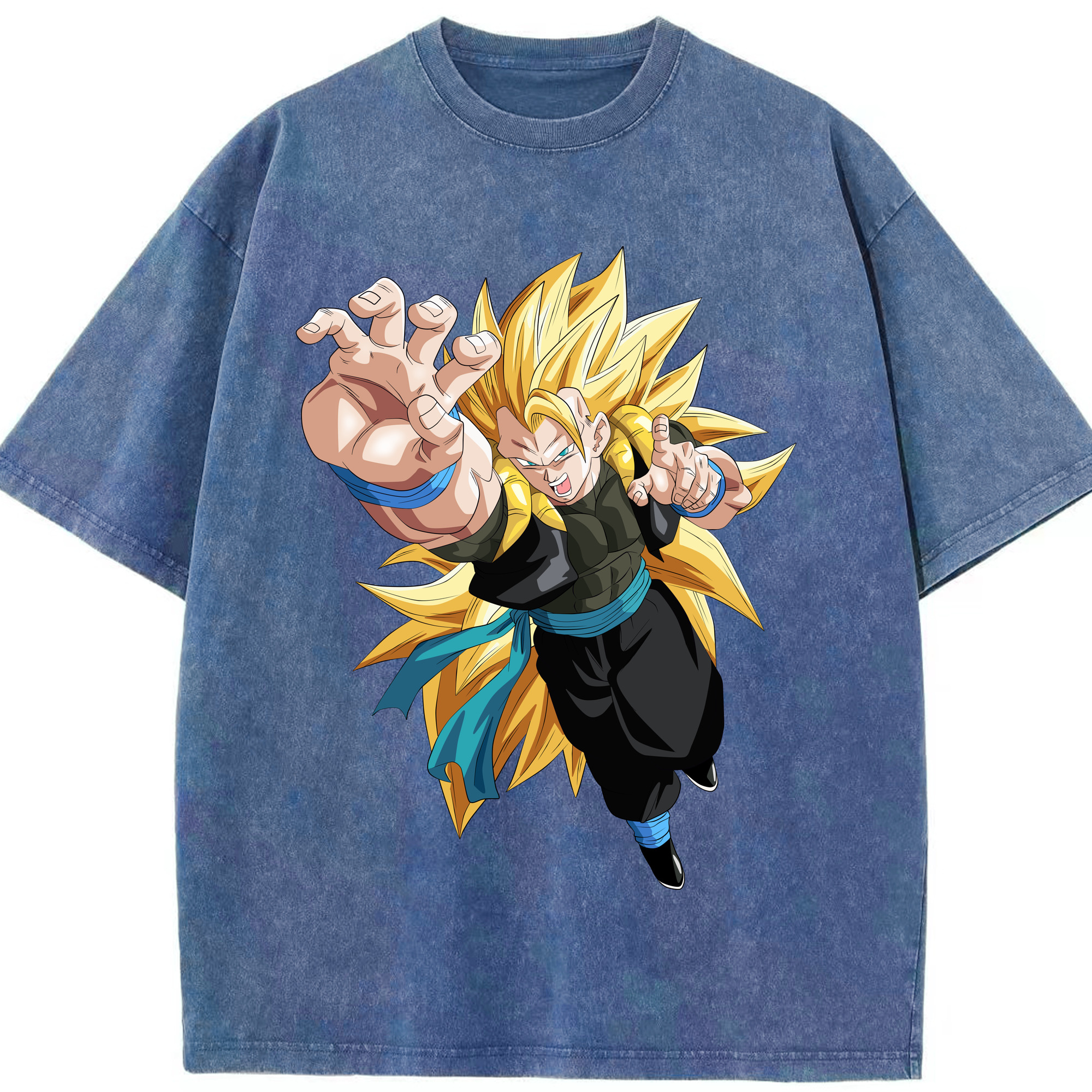 （画像用） ドラゴンボール ベジータ四世（Bejīta Yonsei）DRAGON BALL Vegeta IV 綿100% ヴィンテージ風 半袖Tシャツ（フロントプリント）