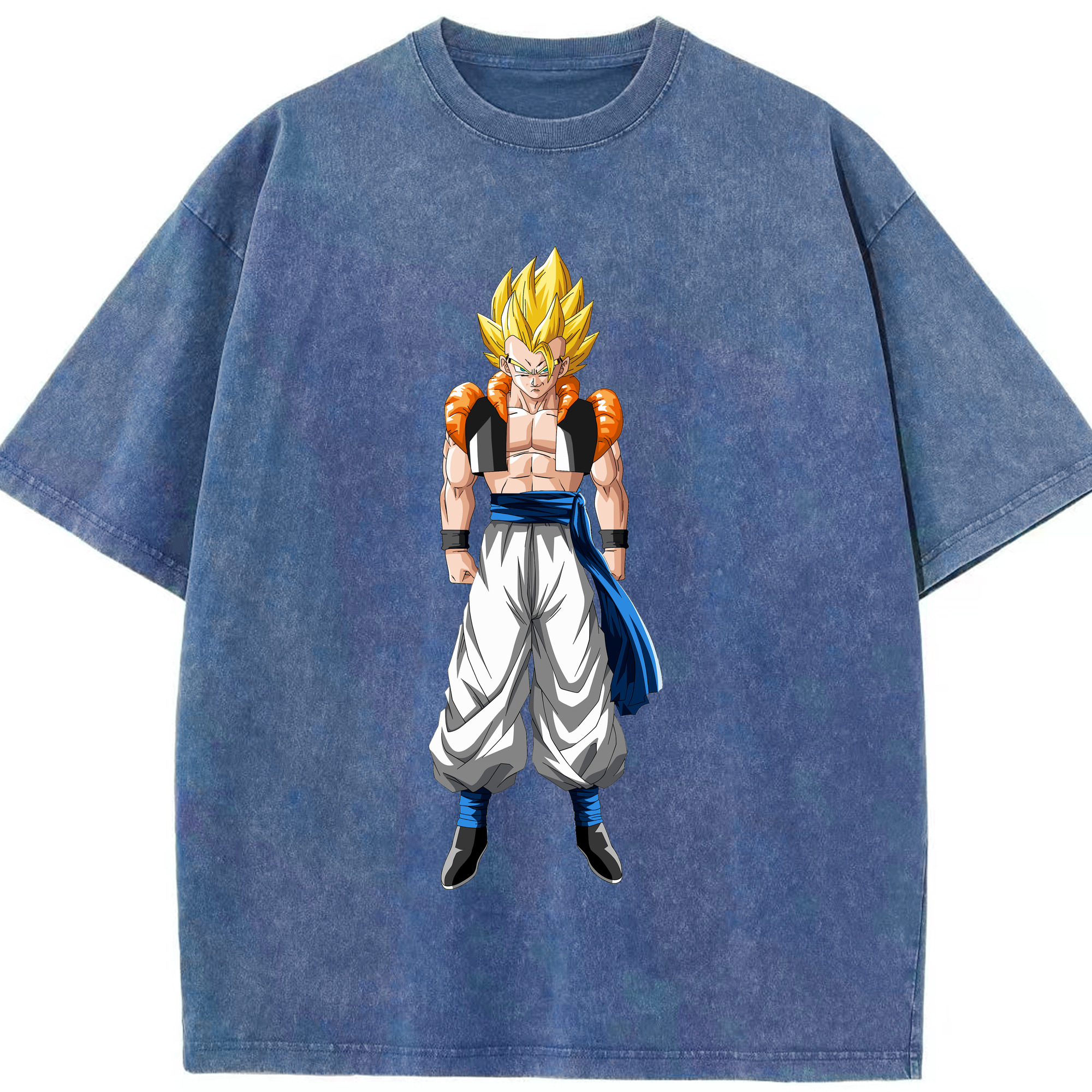 （画像用） ドラゴンボール ベジータ四世（Bejīta Yonsei）DRAGON BALL Vegeta IV 綿100% ヴィンテージ風 半袖Tシャツ（フロントプリント）