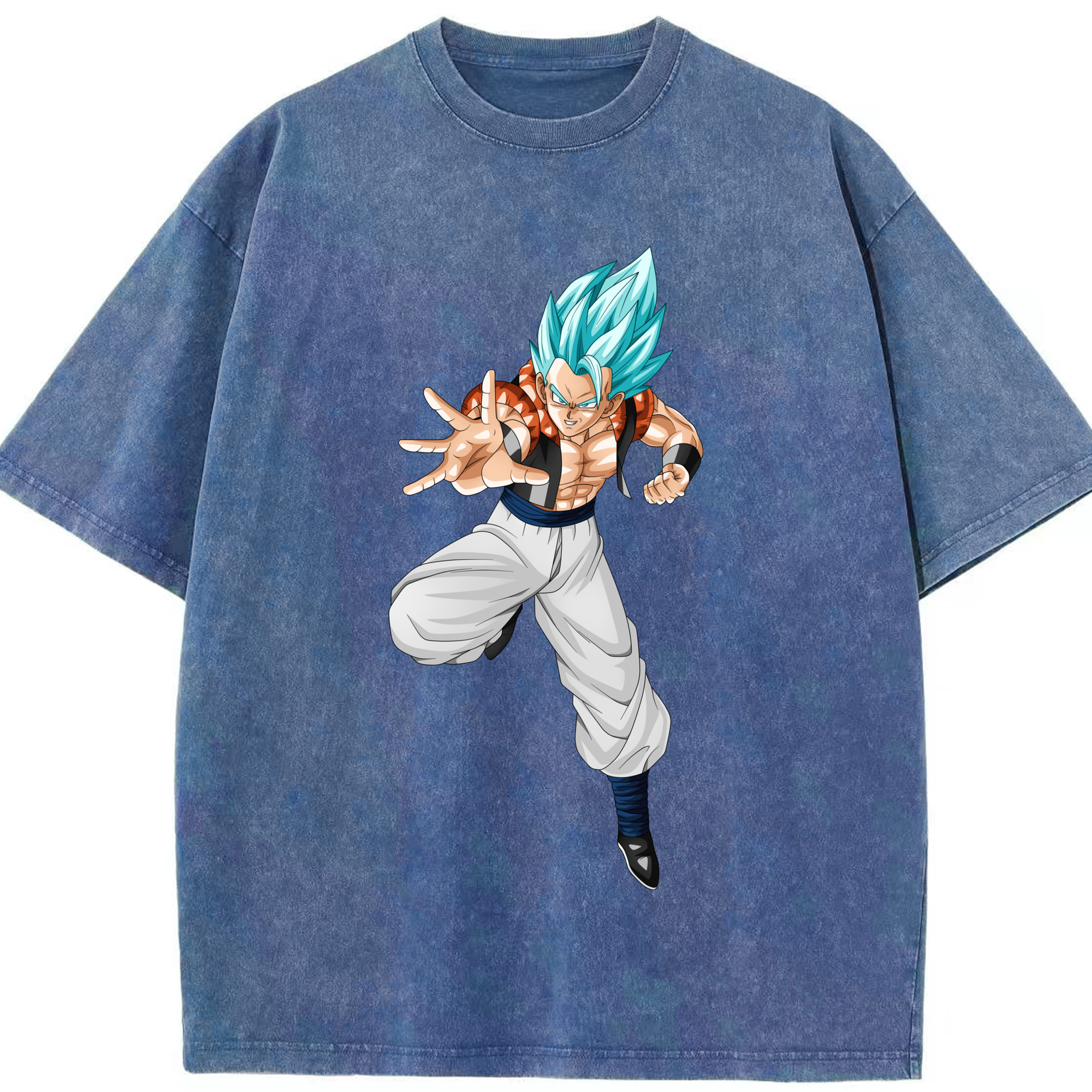 （画像用） ドラゴンボール ベジータ四世（Bejīta Yonsei）DRAGON BALL Vegeta IV 綿100% ヴィンテージ風 半袖Tシャツ（フロントプリント）