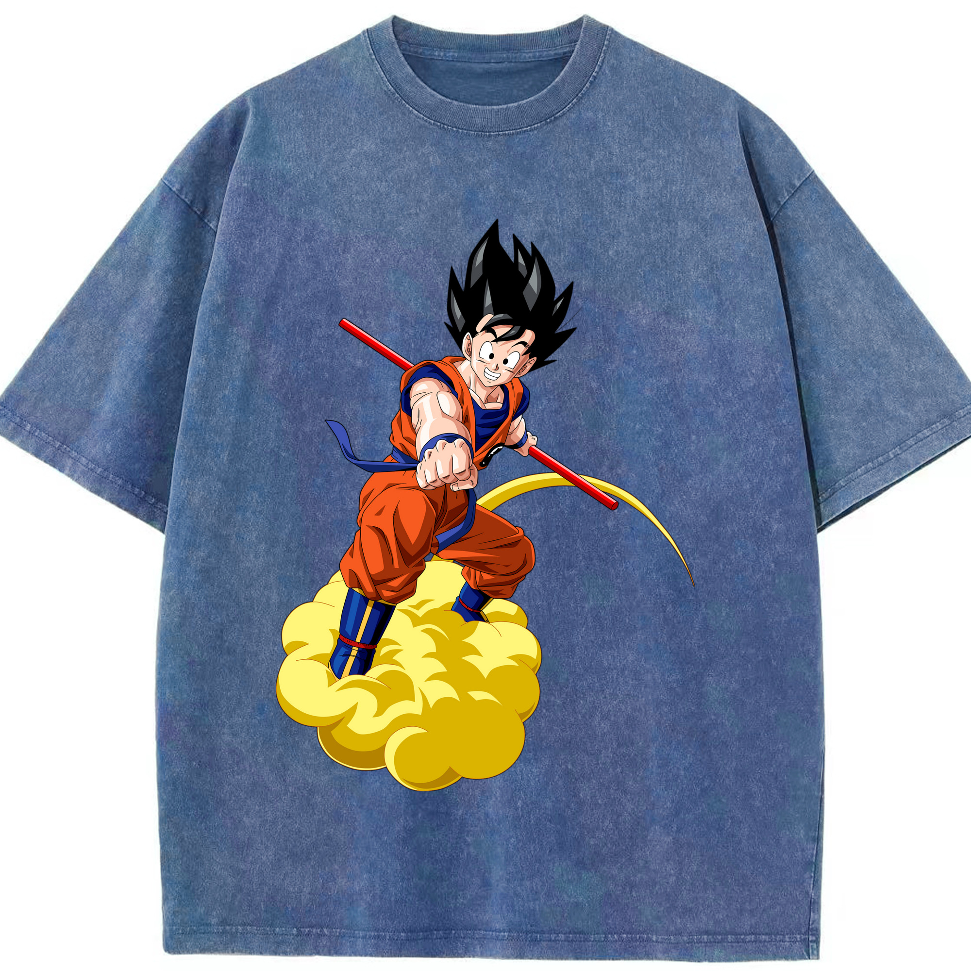 （画像用） ドラゴンボール 孫 悟飯（そんごはん）DRAGON BALL Son Gohan 綿100% ヴィンテージ風 半袖Tシャツ（フロントプリント）