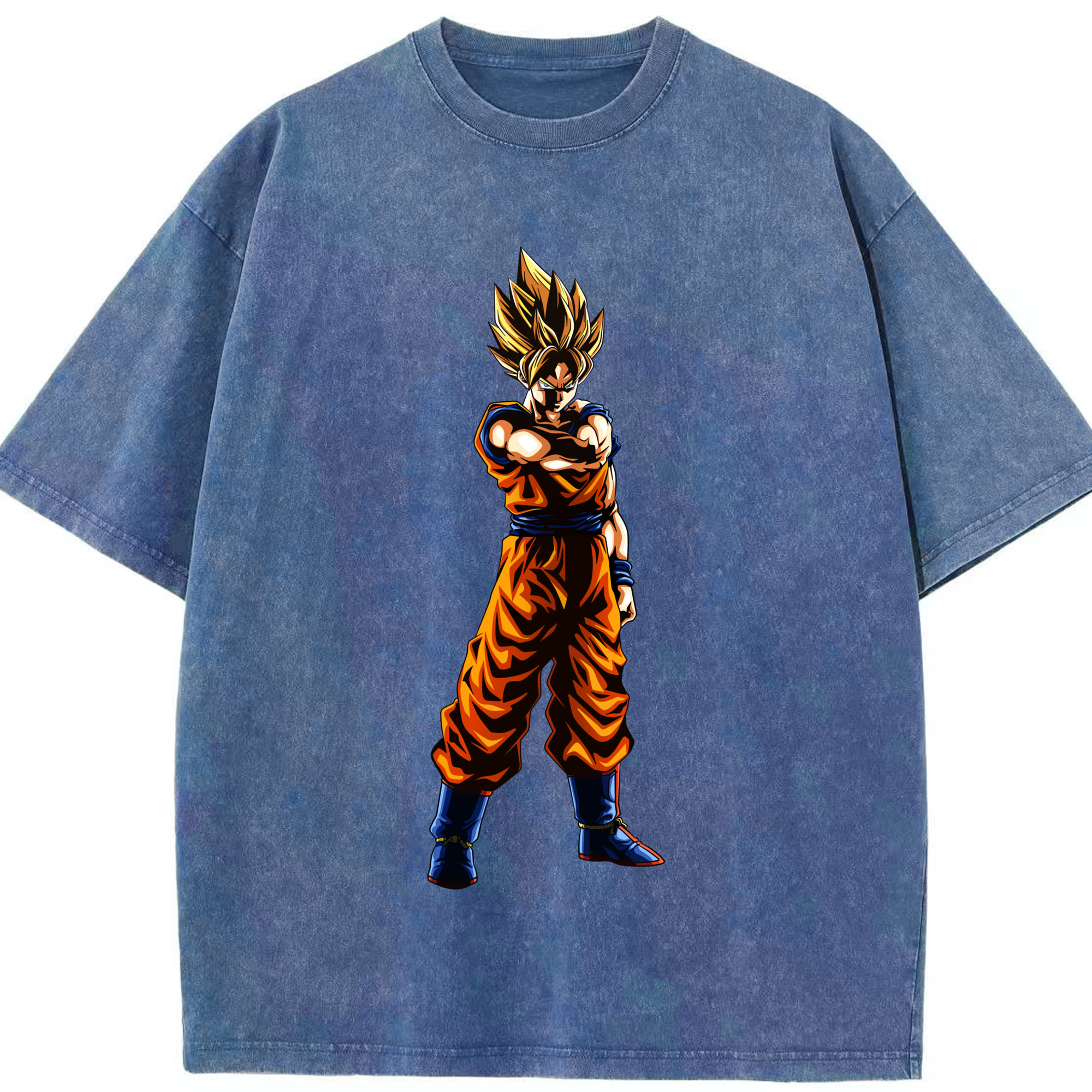 （画像用） ドラゴンボール 孫 悟飯（そんごはん）DRAGON BALL Son Gohan 綿100% ヴィンテージ風 半袖Tシャツ（フロントプリント）