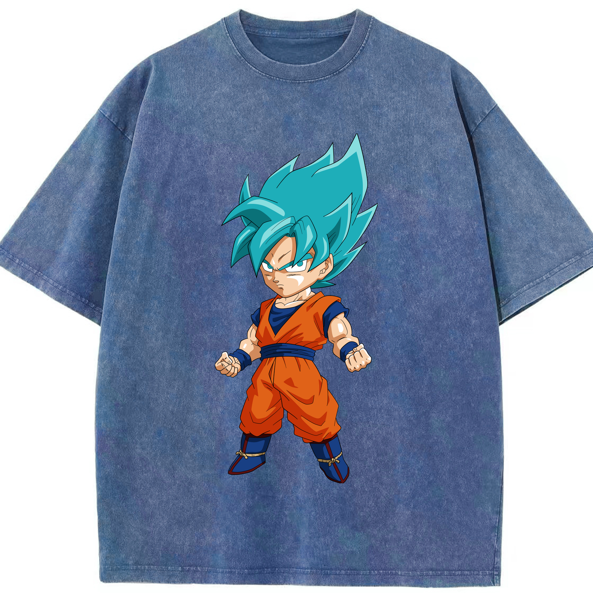 （画像用） ドラゴンボール 孫 悟飯（そんごはん）DRAGON BALL Son Gohan 綿100% ヴィンテージ風 半袖Tシャツ（フロントプリント）