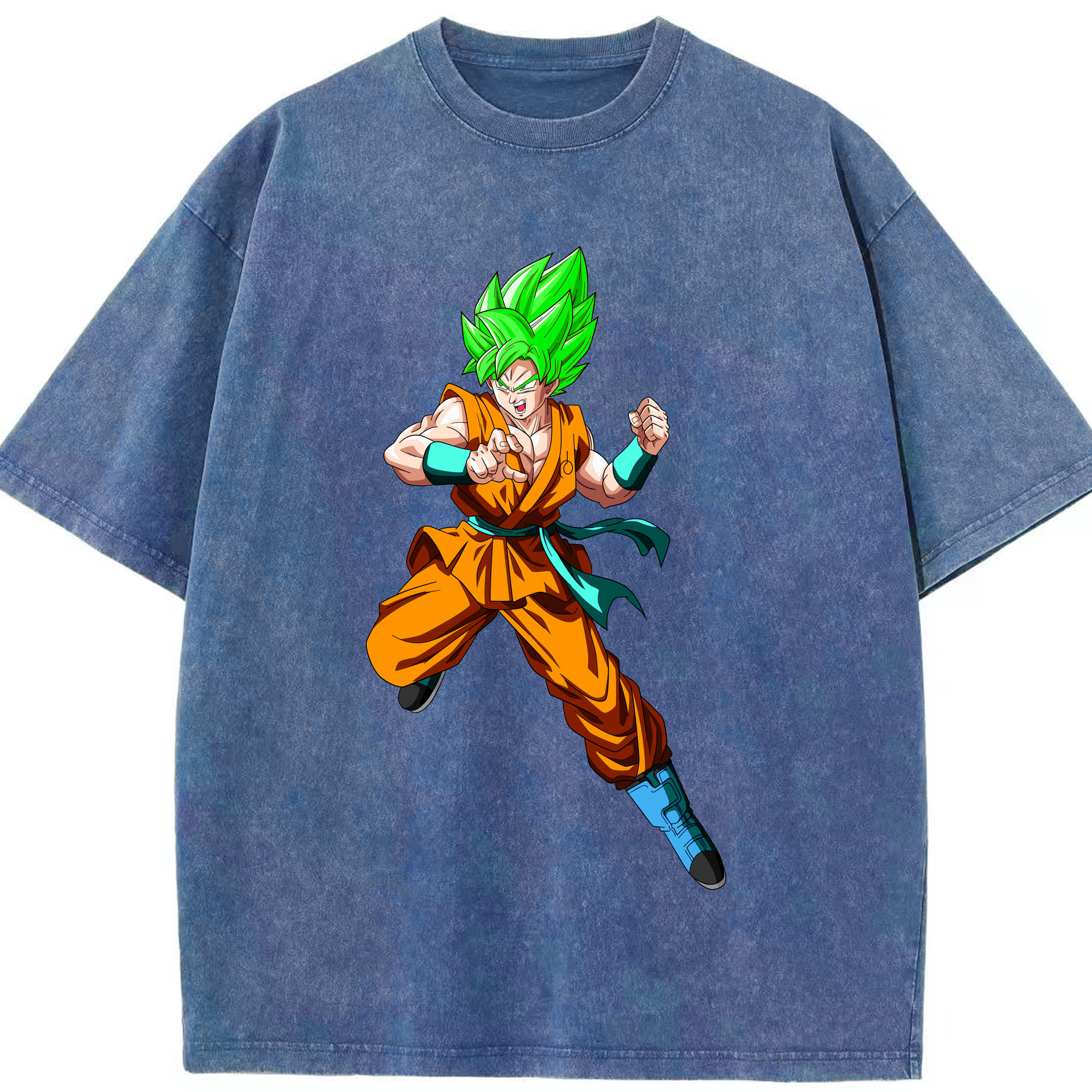 （画像用） ドラゴンボール 孫 悟飯（そんごはん）DRAGON BALL Son Gohan 綿100% ヴィンテージ風 半袖Tシャツ（フロントプリント）