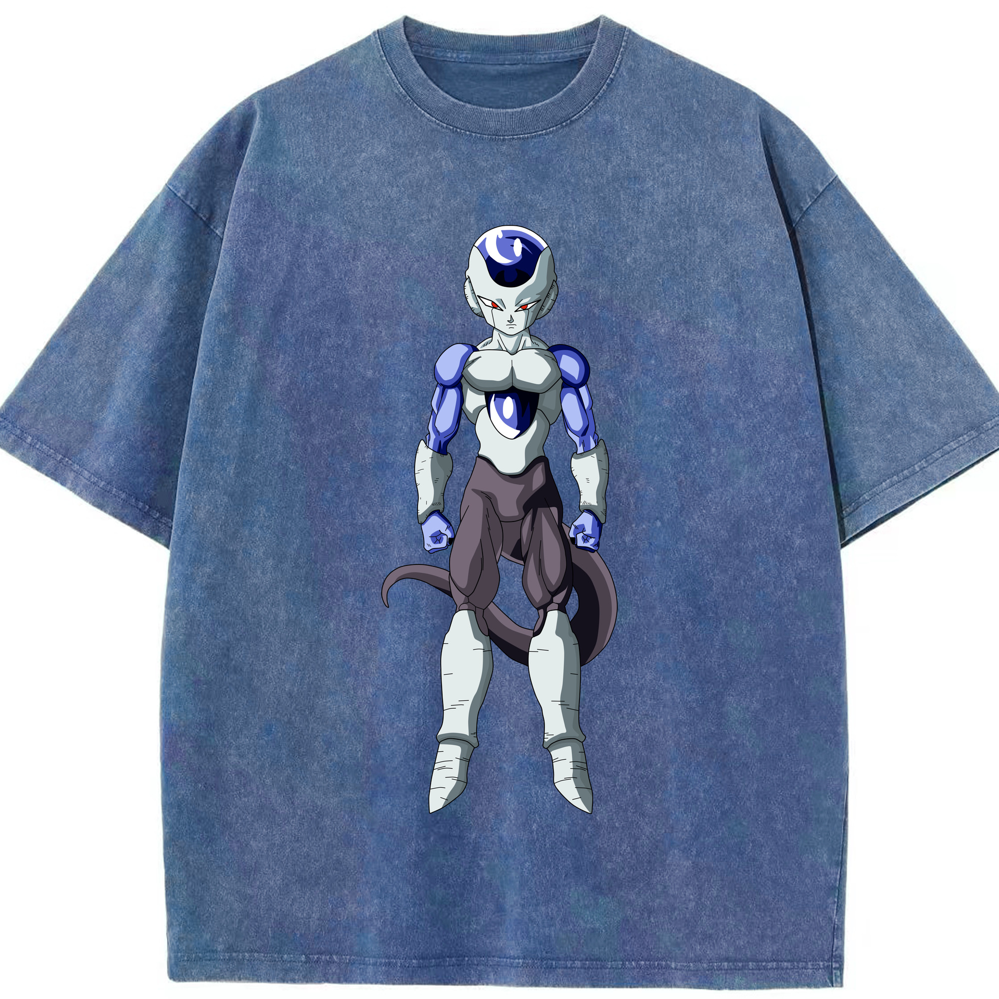 （画像用） ドラゴンボール フリーザ DRAGON BALL Frieza 綿100% ヴィンテージ風 半袖Tシャツ（フロントプリント）
