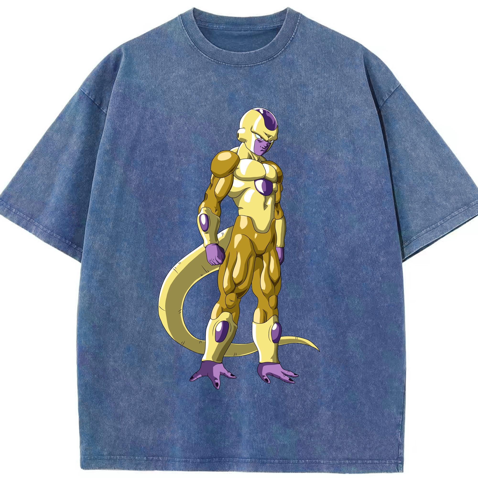 （画像用） ドラゴンボール フリーザ DRAGON BALL Frieza 綿100% ヴィンテージ風 半袖Tシャツ（フロントプリント）