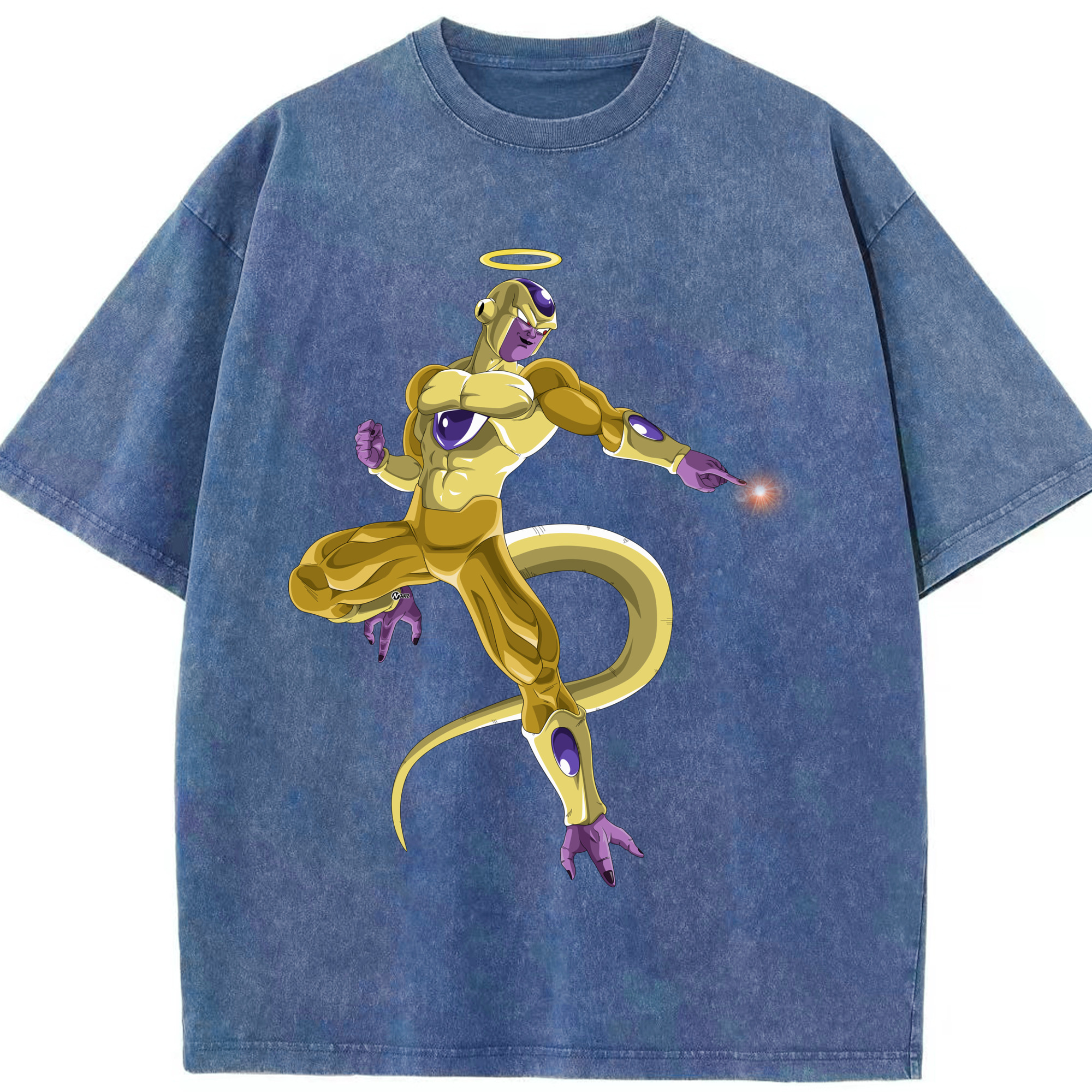 （画像用） ドラゴンボール フリーザ DRAGON BALL Frieza 綿100% ヴィンテージ風 半袖Tシャツ（フロントプリント）