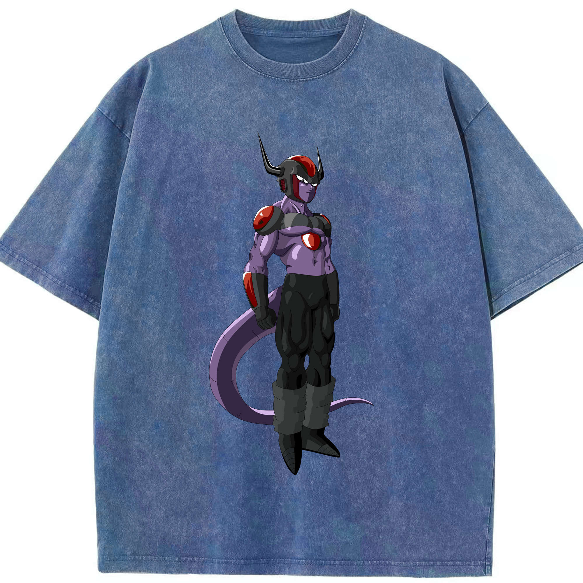 （画像用） ドラゴンボール フリーザ DRAGON BALL Frieza 綿100% ヴィンテージ風 半袖Tシャツ（フロントプリント）