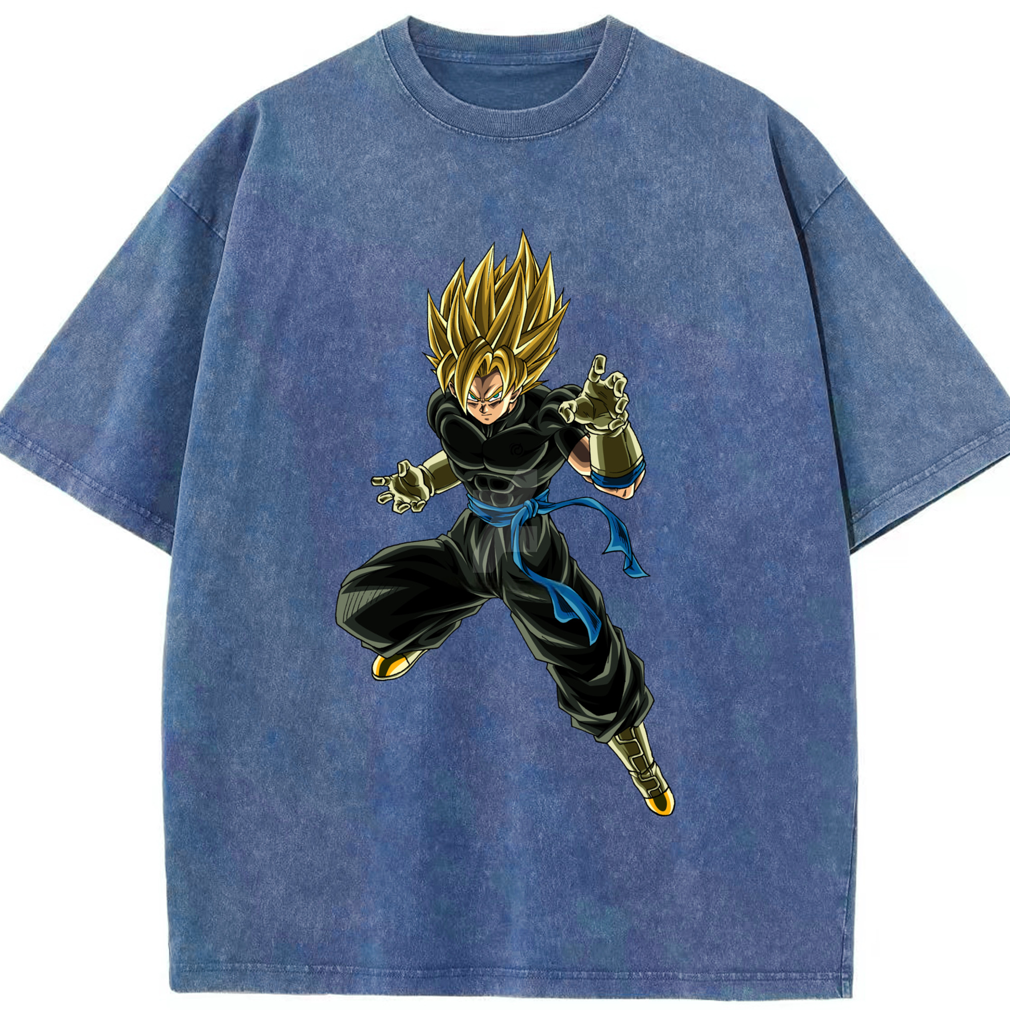 （画像用） ドラゴンボール ベジット DRAGON BALL Vegetto 綿100% ヴィンテージ風 半袖Tシャツ（フロントプリント）