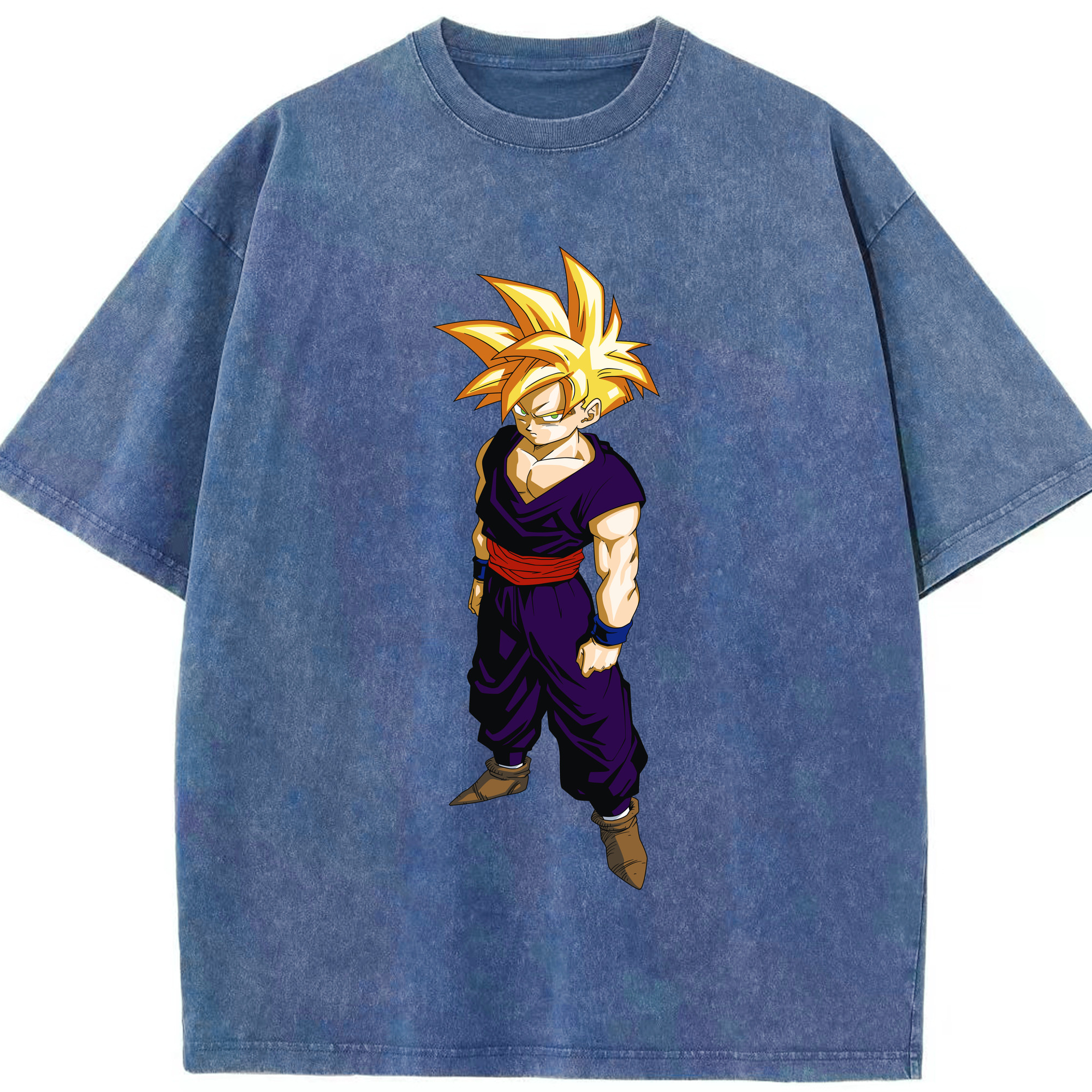 （画像用） ドラゴンボール ベジット DRAGON BALL Vegetto 綿100% ヴィンテージ風 半袖Tシャツ（フロントプリント）