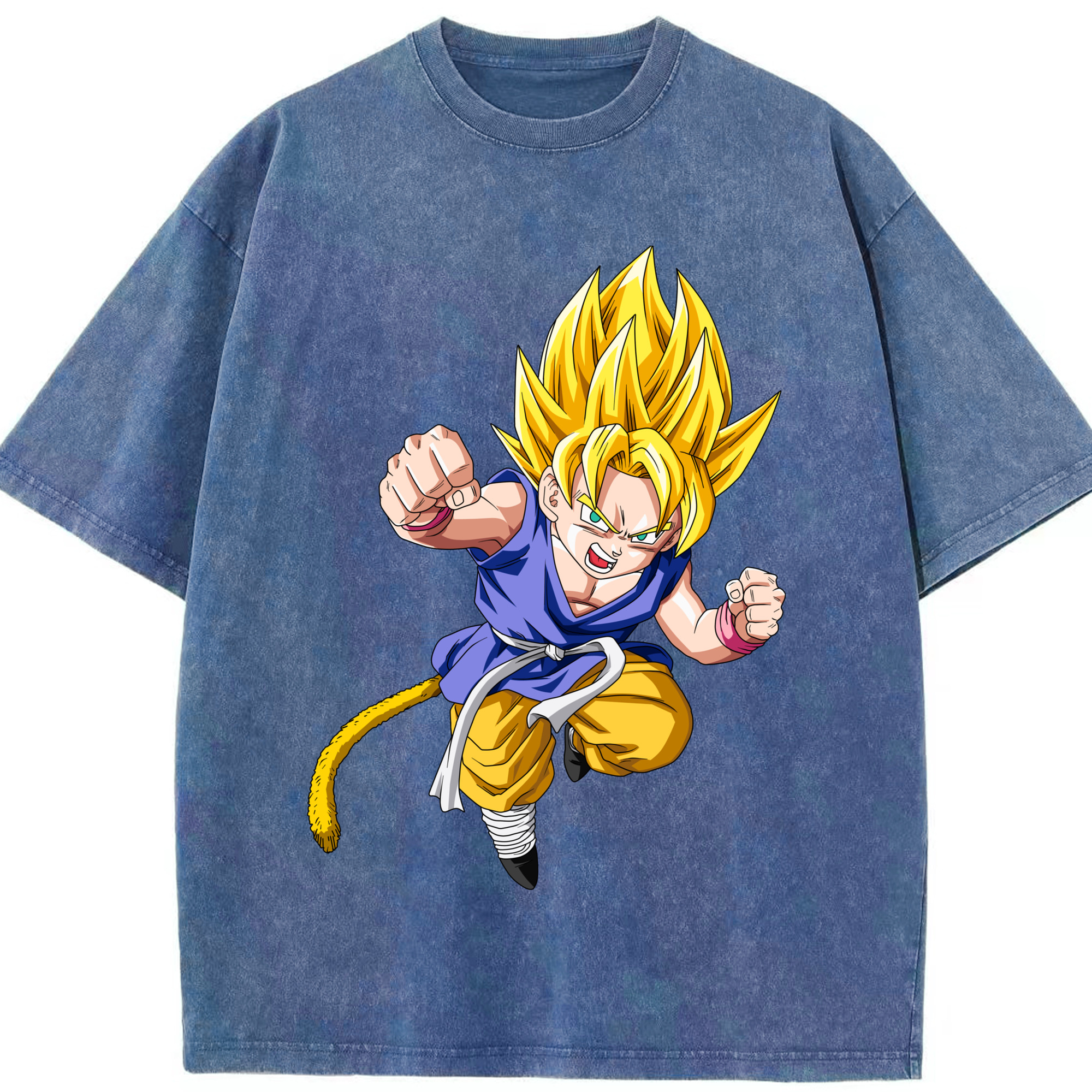 （画像用） ドラゴンボール ベジット DRAGON BALL Vegetto 綿100% ヴィンテージ風 半袖Tシャツ（フロントプリント）
